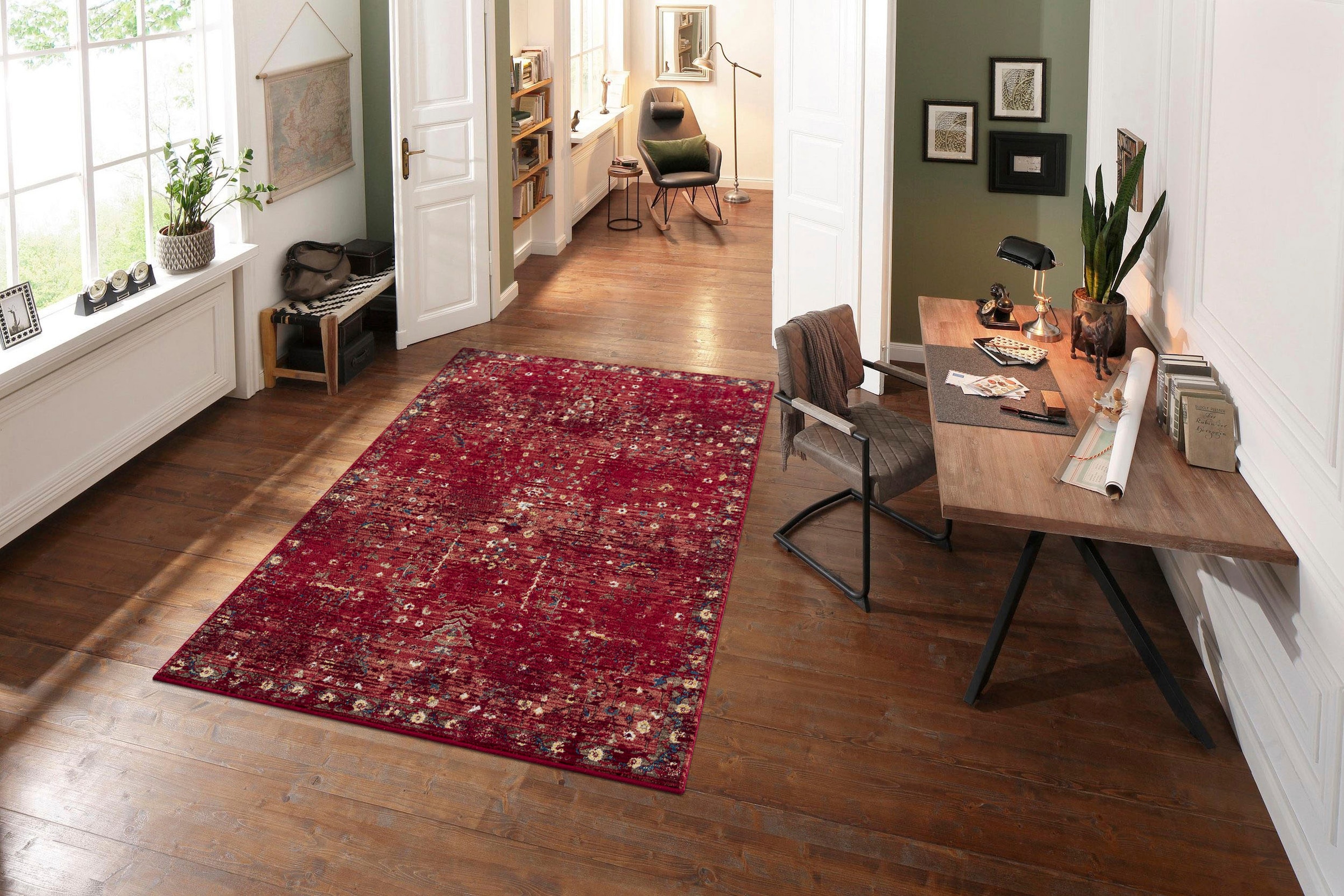 Home affaire mit Teppich im Bordüre, | Orient-Design, BAUR Teppich Vintage »Clovis«, rechteckig