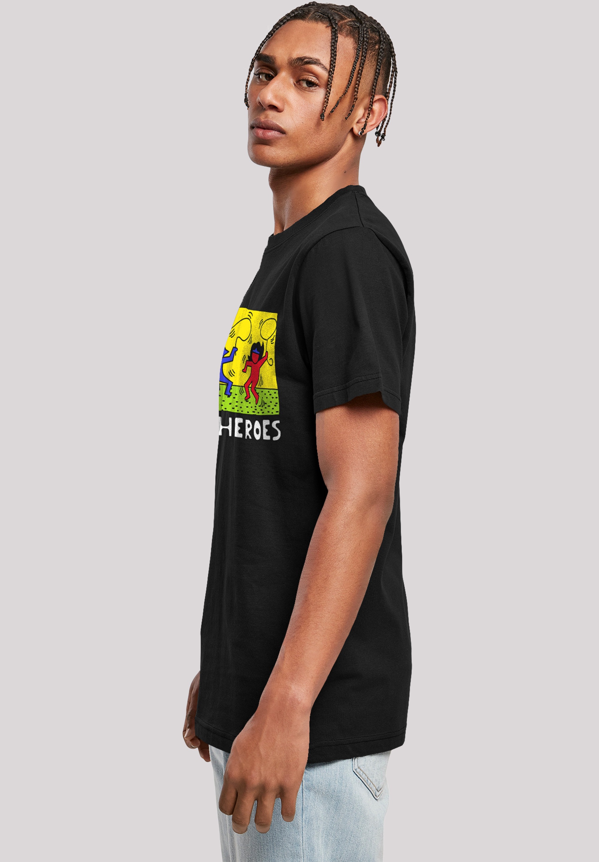F4NT4STIC T-Shirt »Batman Pop Art«, Herren,Premium Merch,Regular-Fit,Basic,Bedruckt