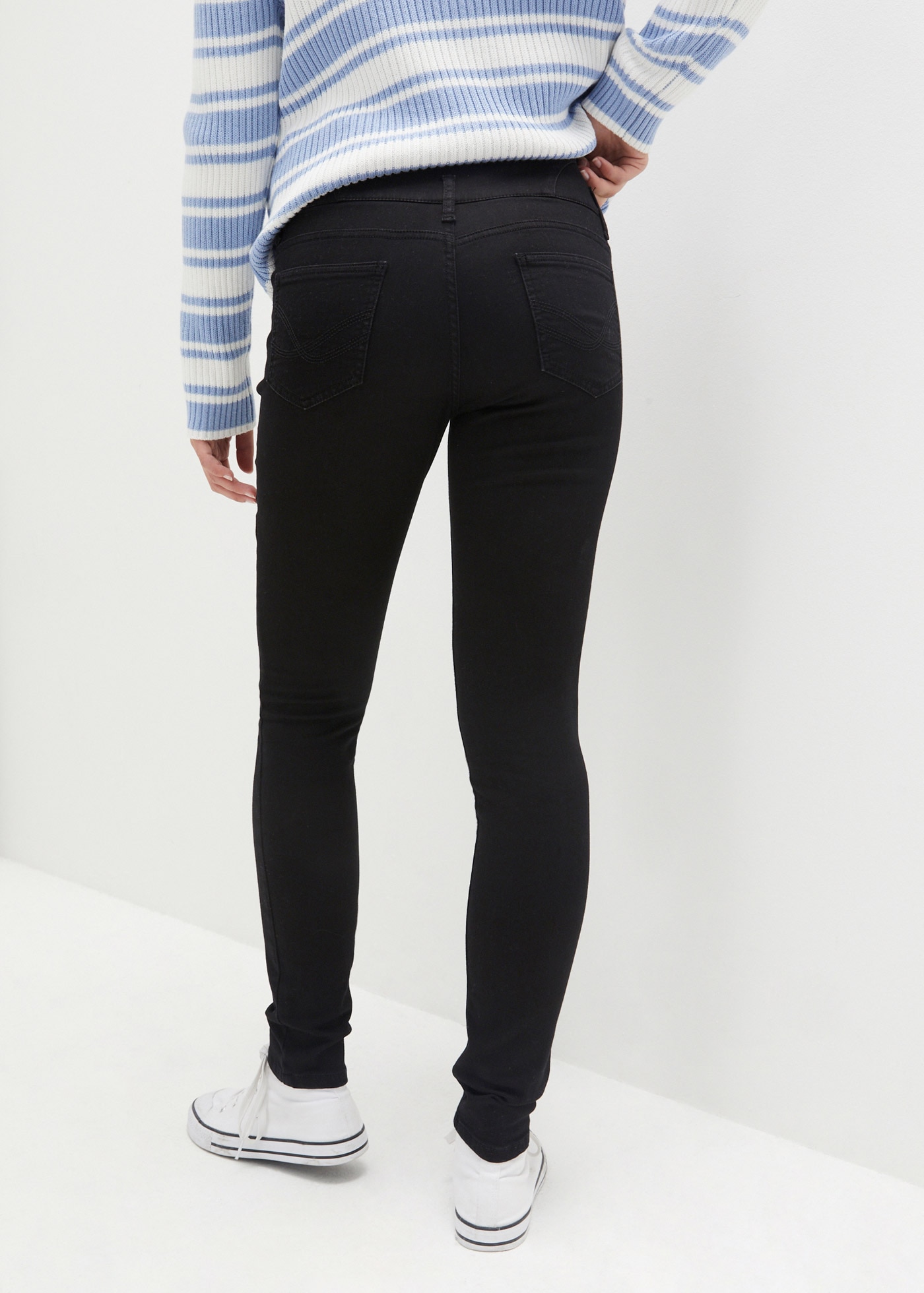 bonprix Skinny-fit-Jeans »Skinny Jeans High Waist, Shaping Thermojeans« Thermojeans mit Shaping Effekt