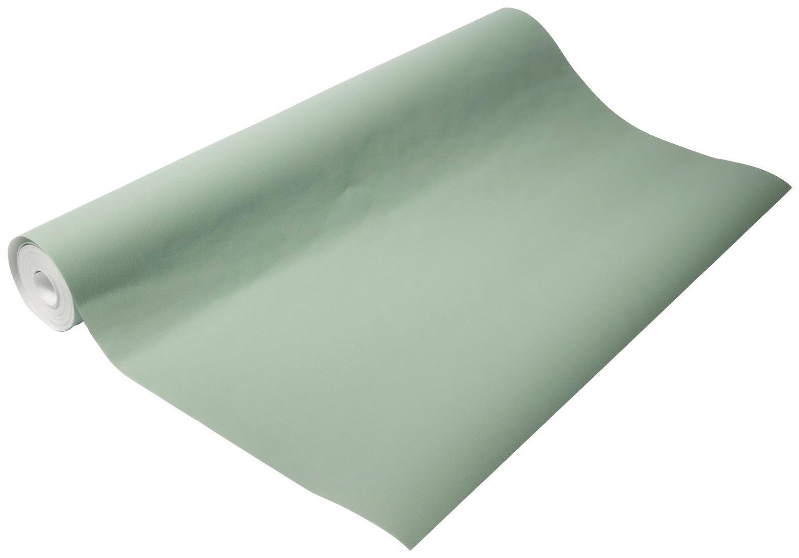 Thumbnail - Art for the home Vliestapete uni glatt Uni - Grün - 10m x 52cm