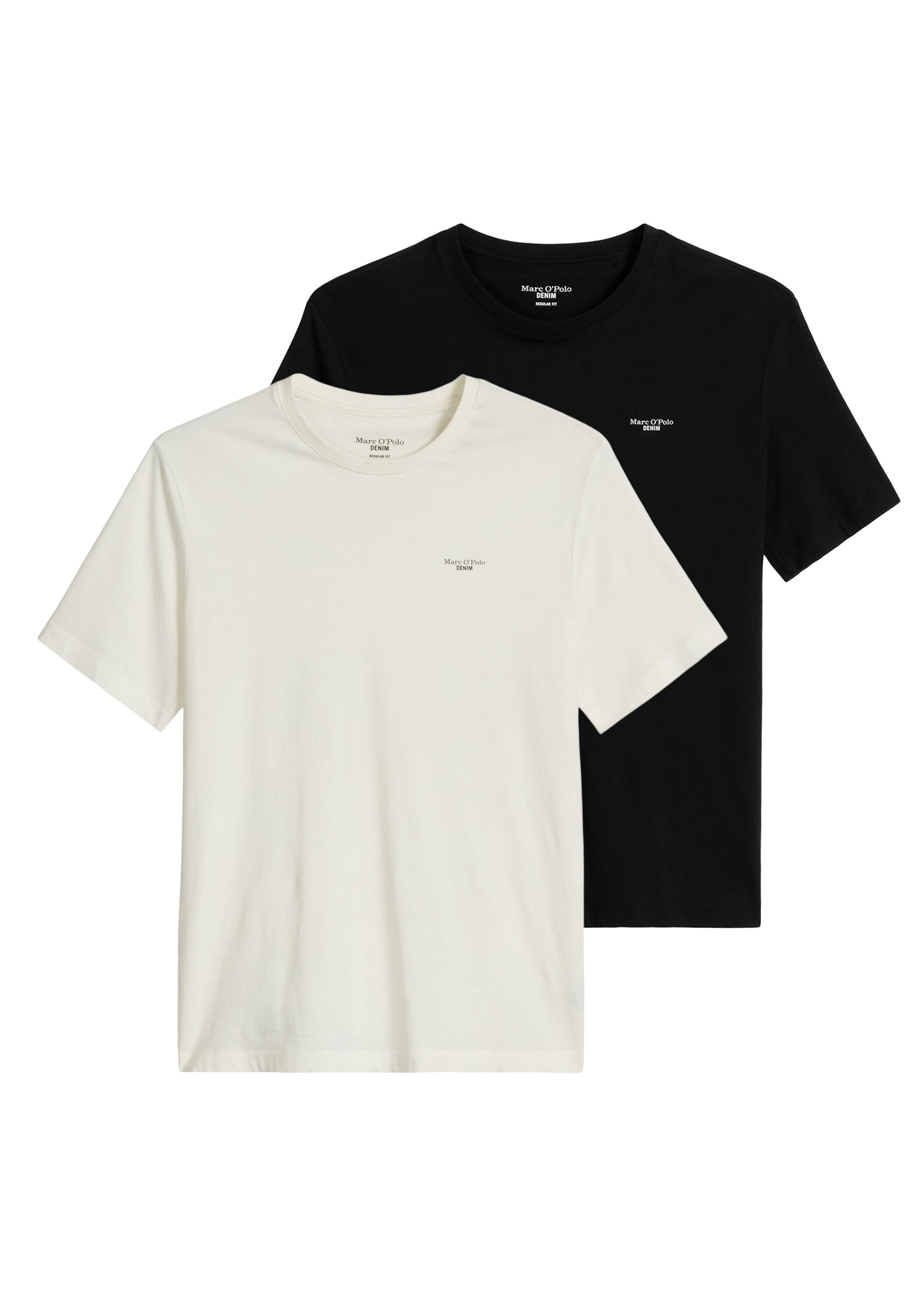 Marc OPolo DENIM T-Shirt "T-Shirt T-Shirt, SSL, Logo Print, Reg F 2er Pack" 2