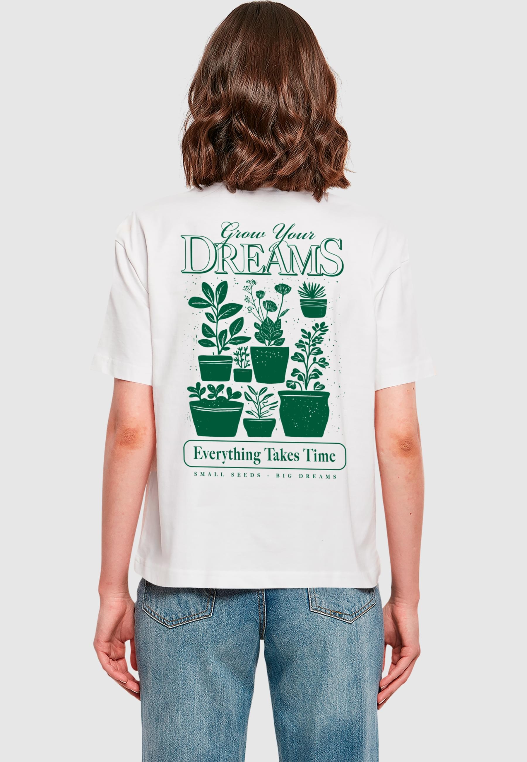 Miss Tee T-Shirt »Miss Tee Grow Your Dreams And Plants Tee« 1 Stk.