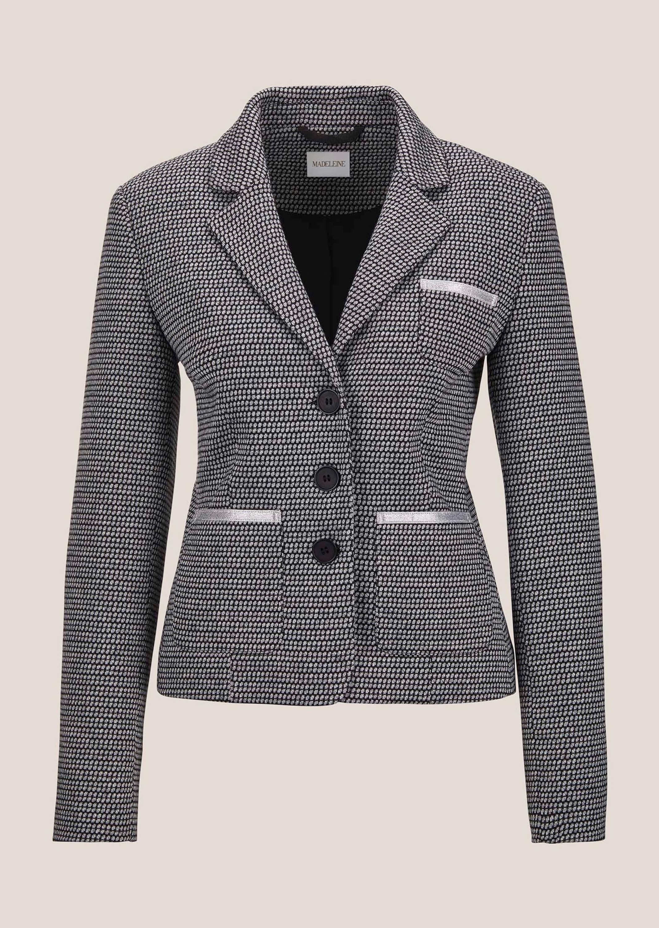 MADELEINE Jerseyblazer "Kurzblazer Eleganter Jerseyblazer in Kurzform"