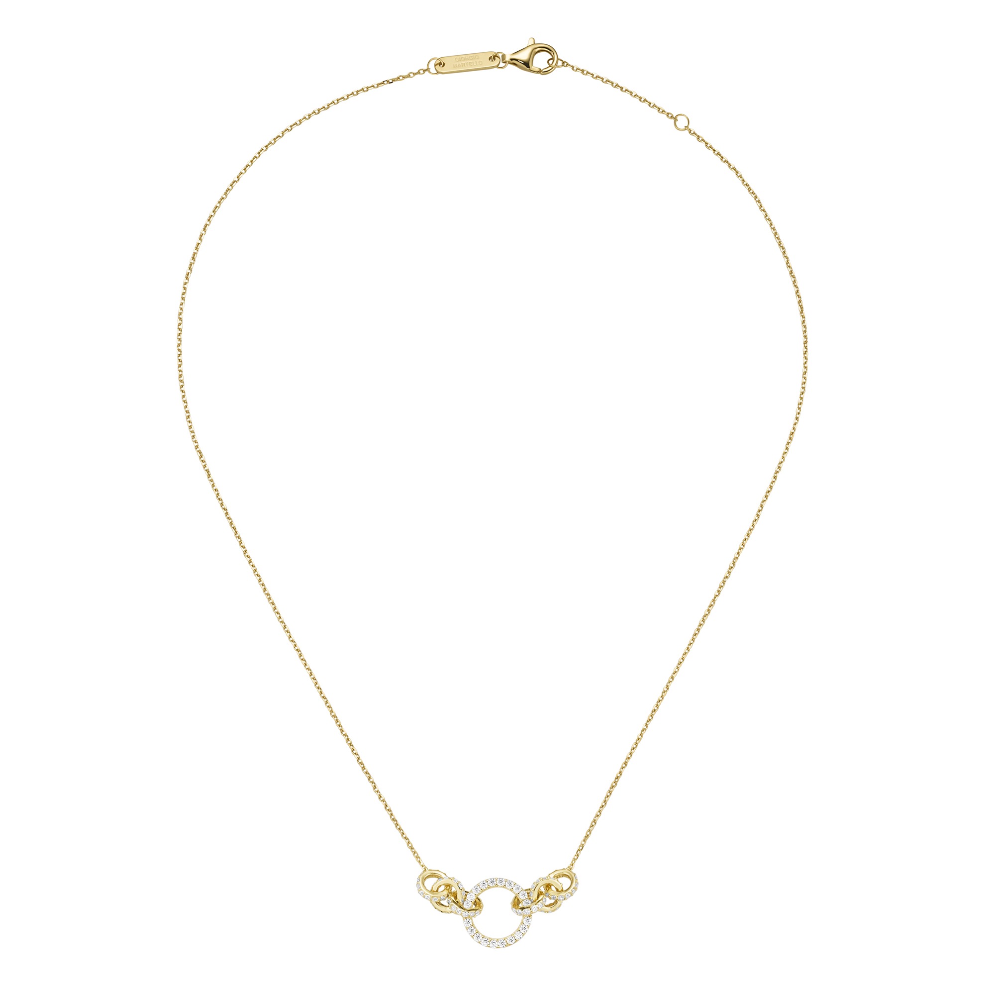 GIORGIO MARTELLO MILANO Collier »mit Zirkonia, Silber 925«
