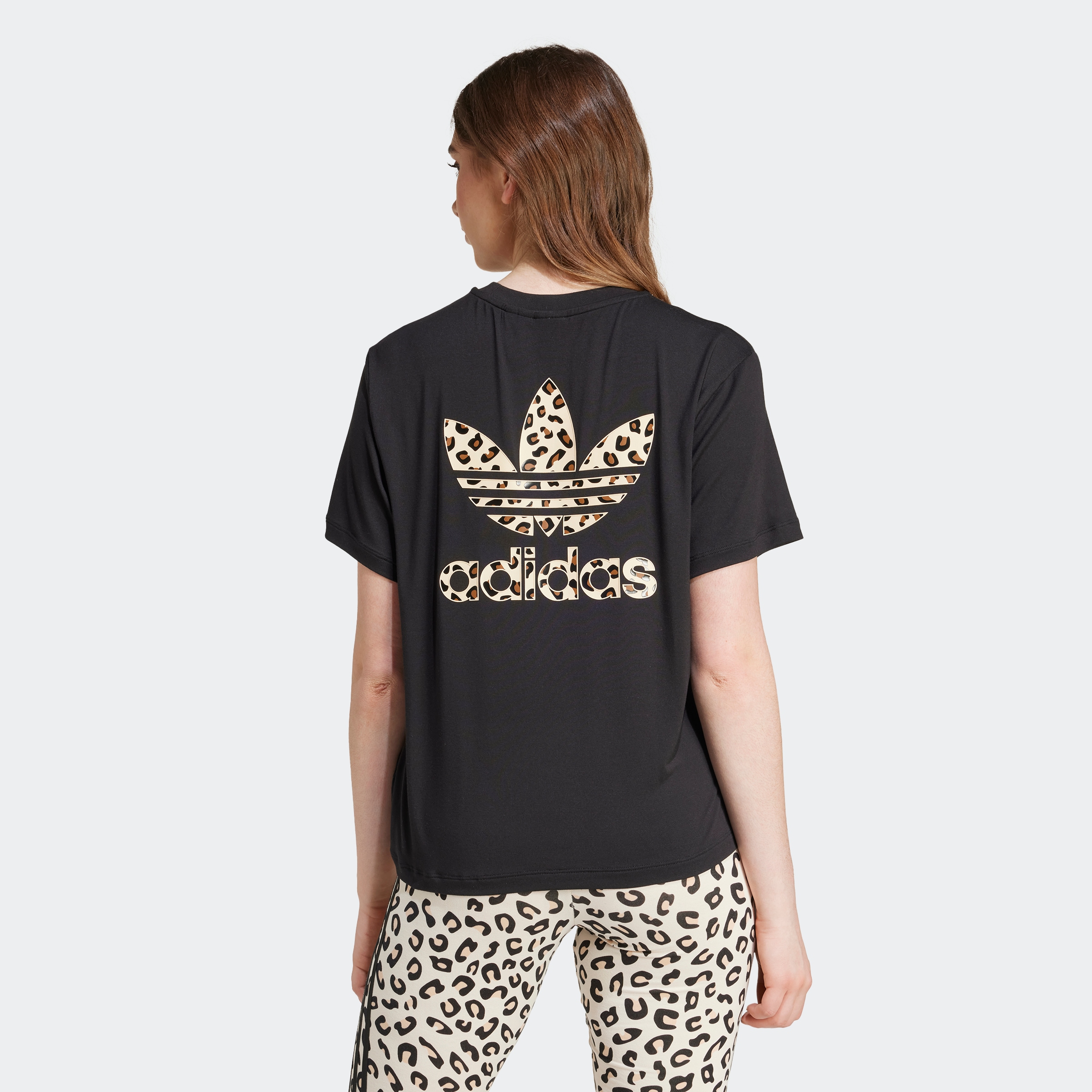 adidas Originals T-Shirt »TREFOIL TEE LEO«
