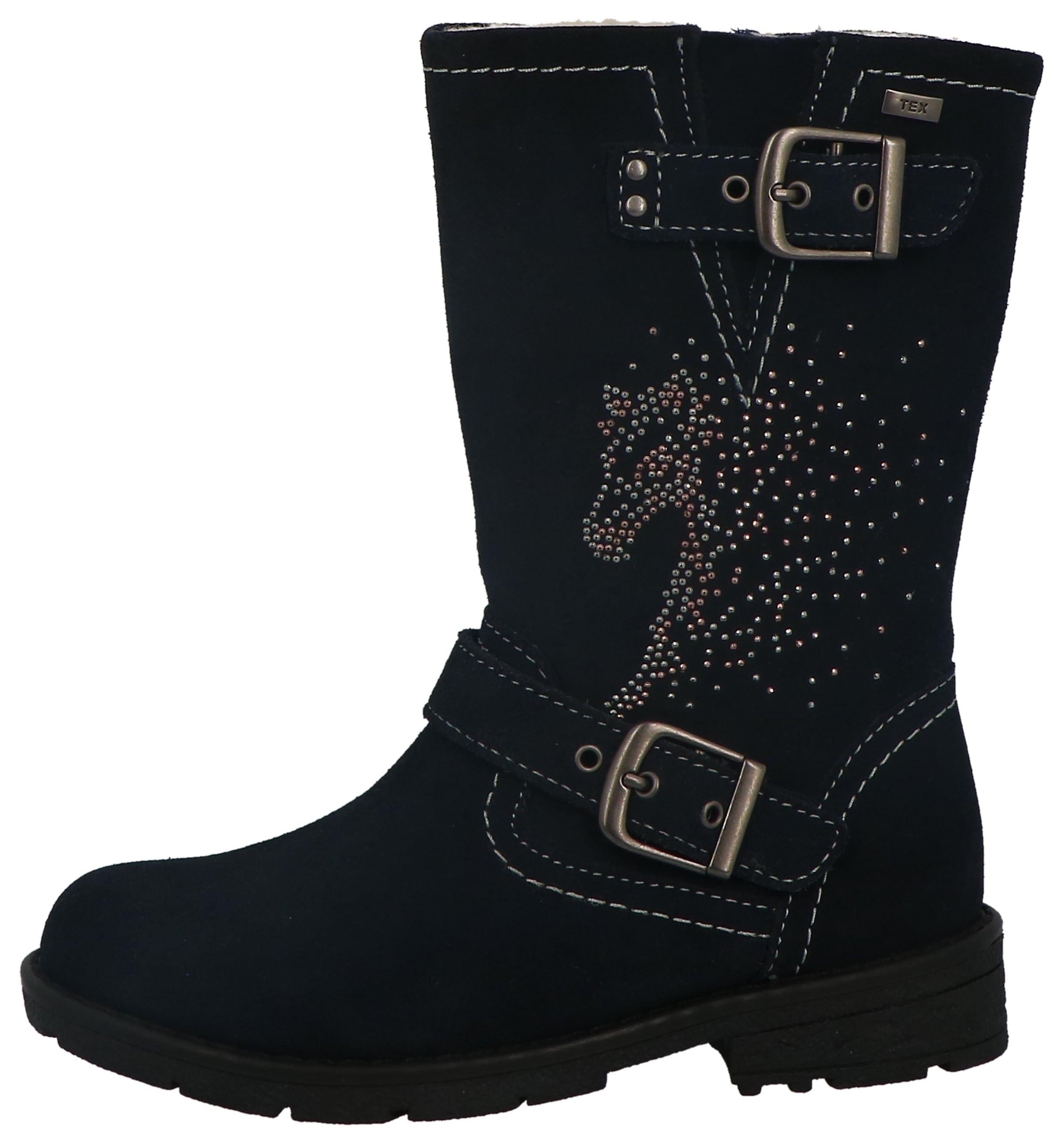 Lurchi Winterstiefel "Heidi-TEX", Blockabsatz, Winterboots, Langschaftstiefel, Innenreißverschluss