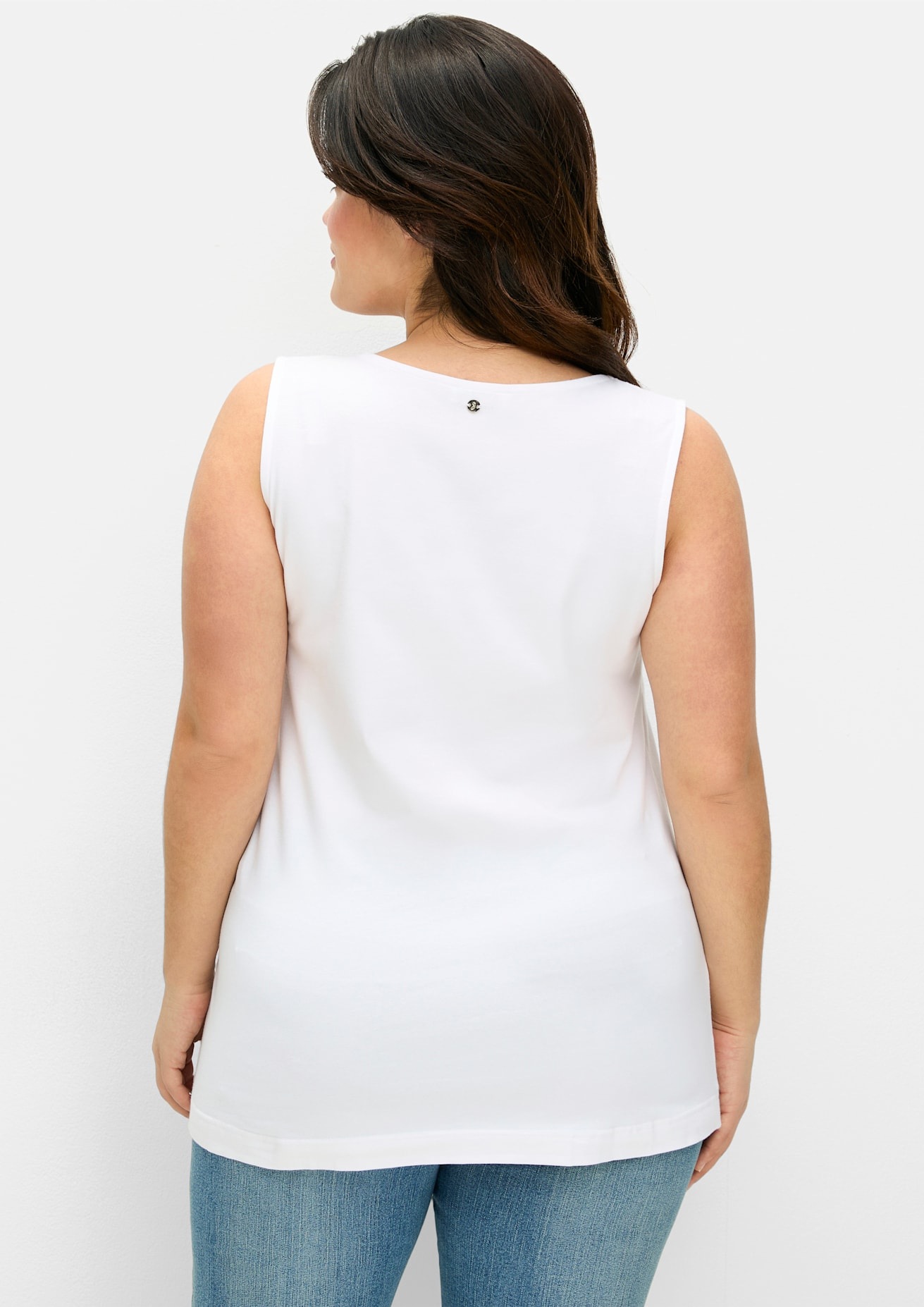 Sheego Tanktop Women's Ecru 56 2
