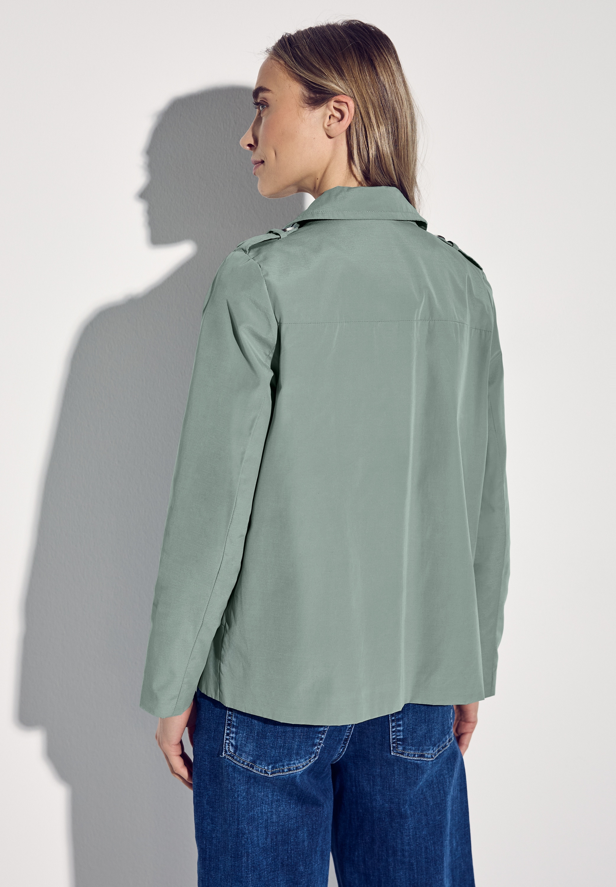 STREET ONE Kurzjacke, ohne Kapuze, mit Reverskragen