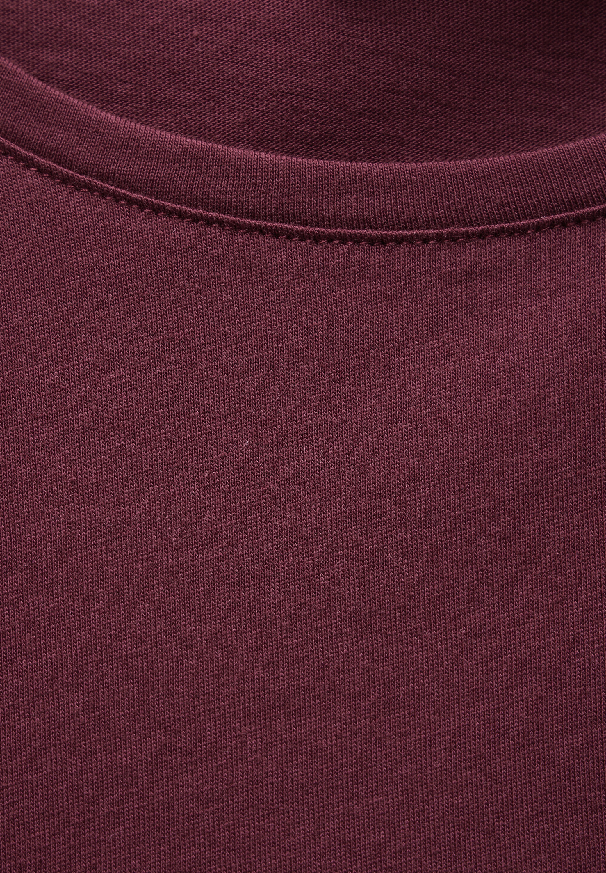 STREET ONE Langarmshirt, aus reiner Baumwolle