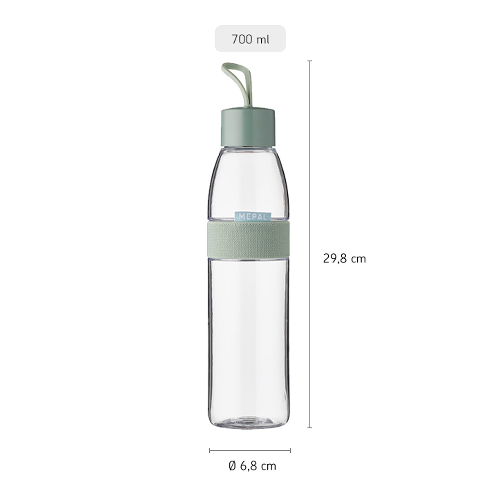 Mepal Trinkflasche »Trinkflasche ELLIPSE 700 ml«