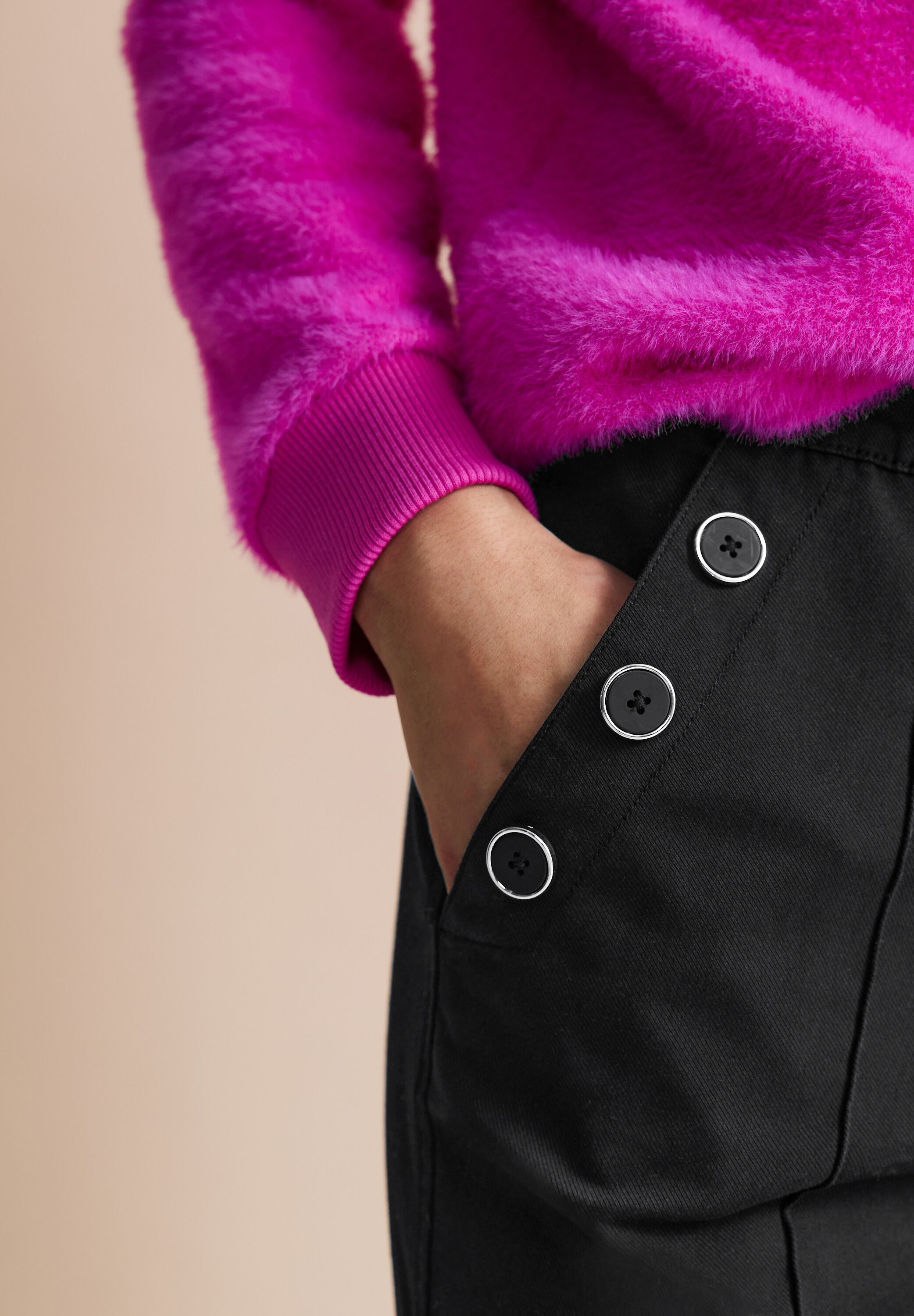 STREET ONE Marlene-Hose, High Waist