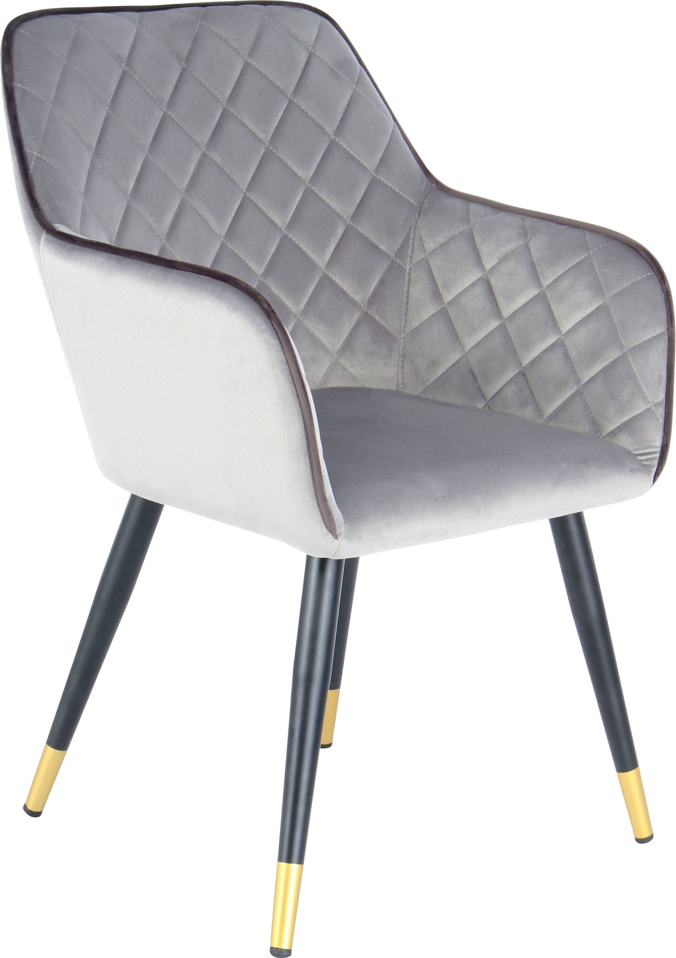 Kayoom Polsterstuhl »Stuhl Amino 525, stilvoller Design-Stuhl, elegante Optik«, 1 St., samtweicher Bezug, elegant, glamourös, elegante Optik