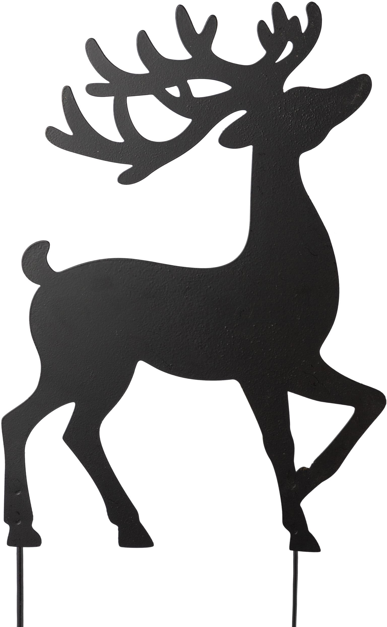 deco | Weihnachtsfigur Hirsch »Weihnachtsdeko«, zum Creativ BAUR bestellen Stecken