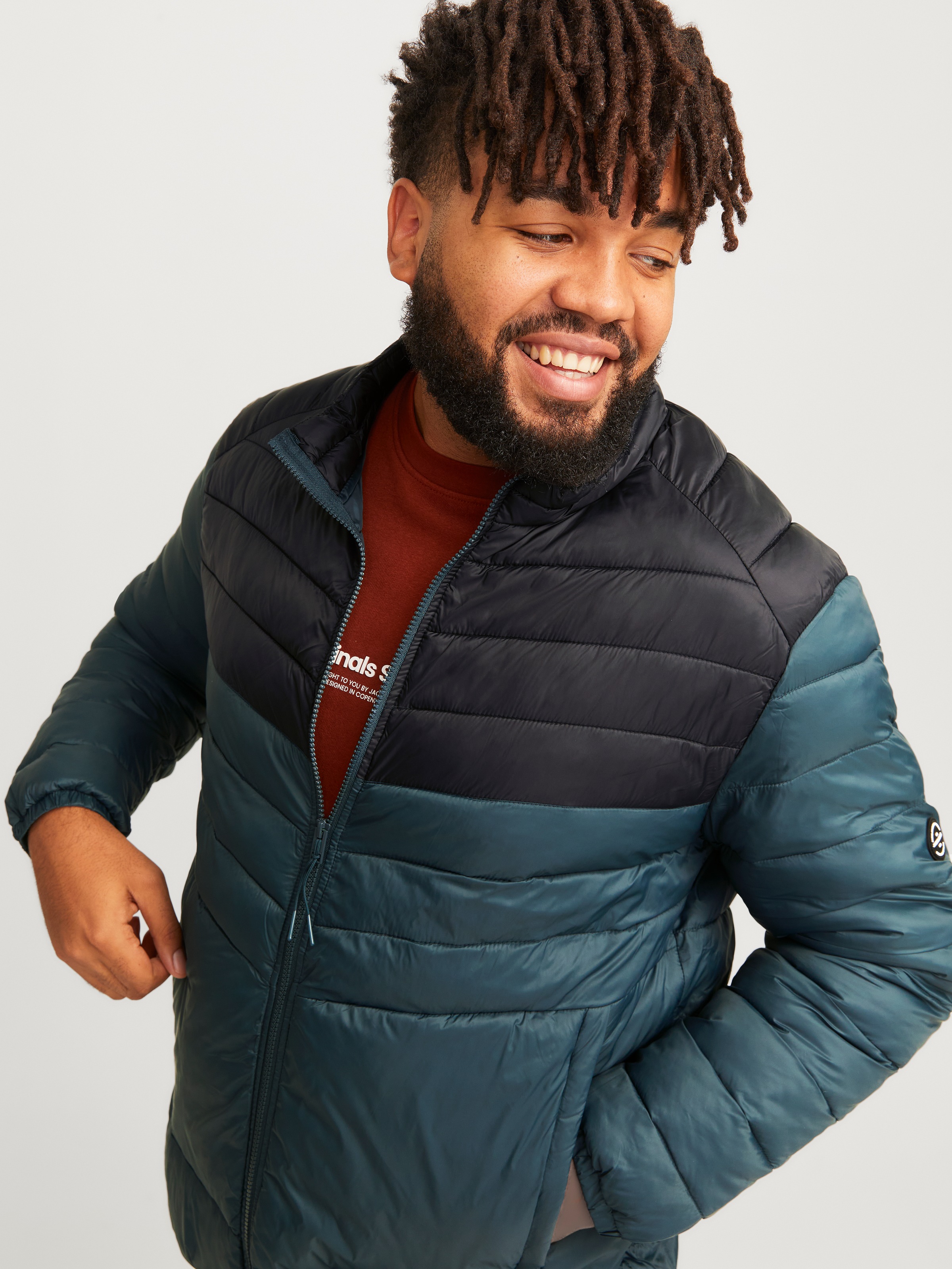 Jack & Jones PlusSize Steppjacke "JJESPRINT PUFFER COLLAR NOOS PLS" günstig online kaufen