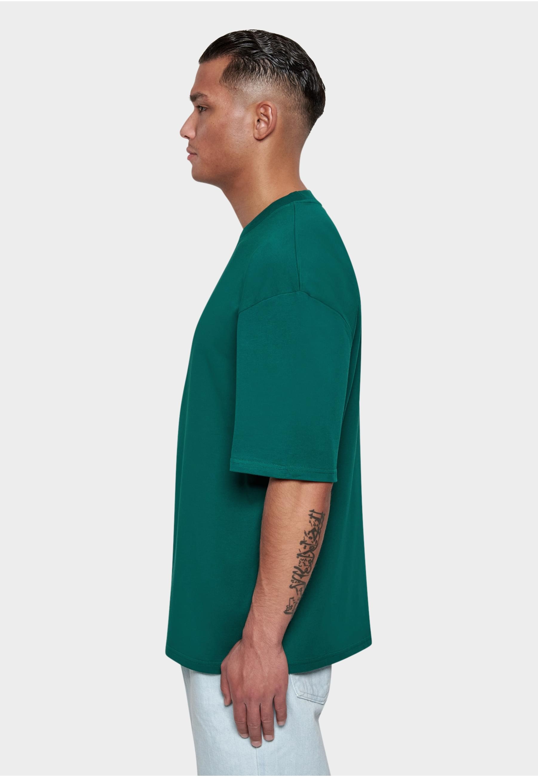 Dropsize T-Shirt »Dropsize Herren Heavy Oversize Front Rubber Patch T-Shirt«, (1 tlg.)