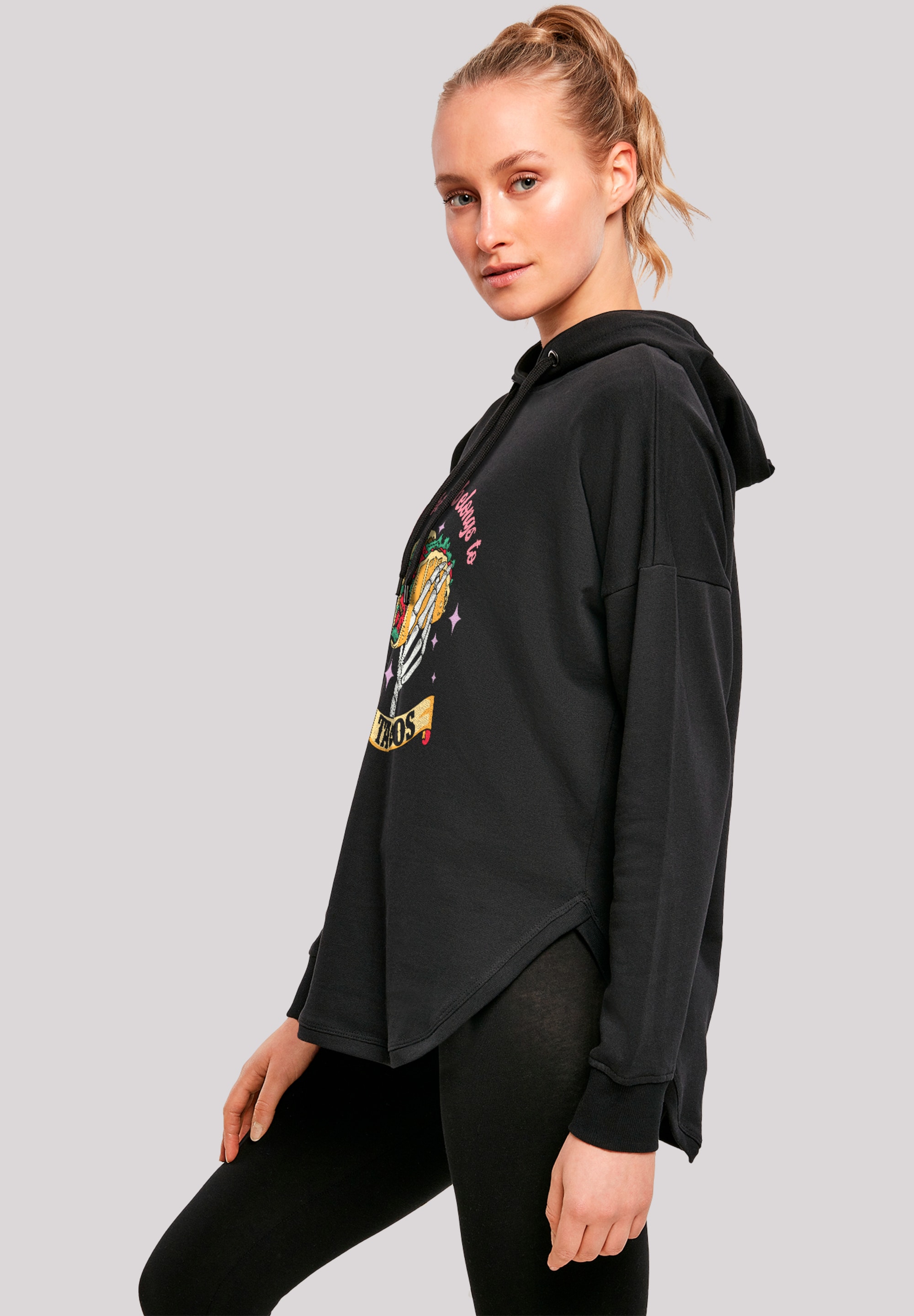 F4NT4STIC Kapuzenpullover »Anti Valentinstag My Herz belongs to tacos«, Premium Qualität