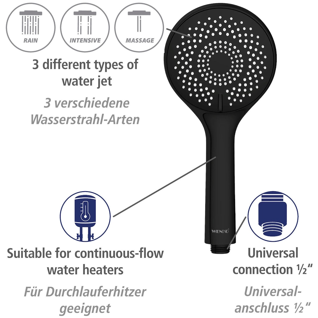 WENKO Duschsystem »Watersaving«