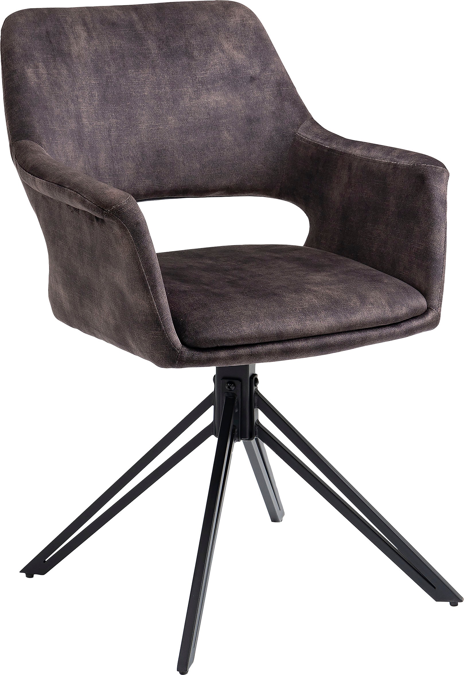 byLIVING Esszimmerstuhl "Estelle" (Set) 2 Stk. Samtstoff 360 Grad drehbar günstig online kaufen