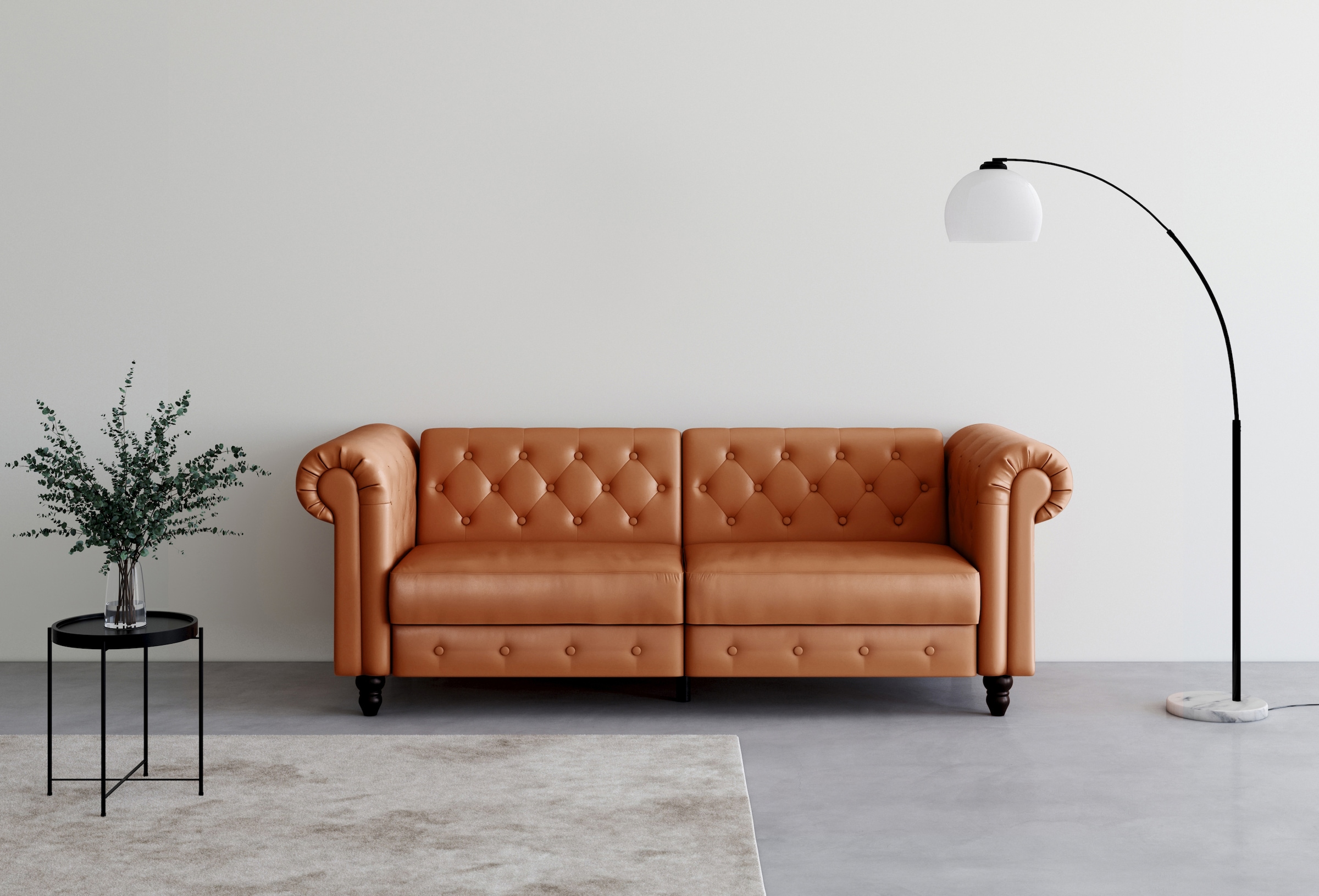 Dorel Home 3-Sitzer "Felix, Schlafsofa 236 cm, (Liegefläche 108x190cm), Rüc günstig online kaufen