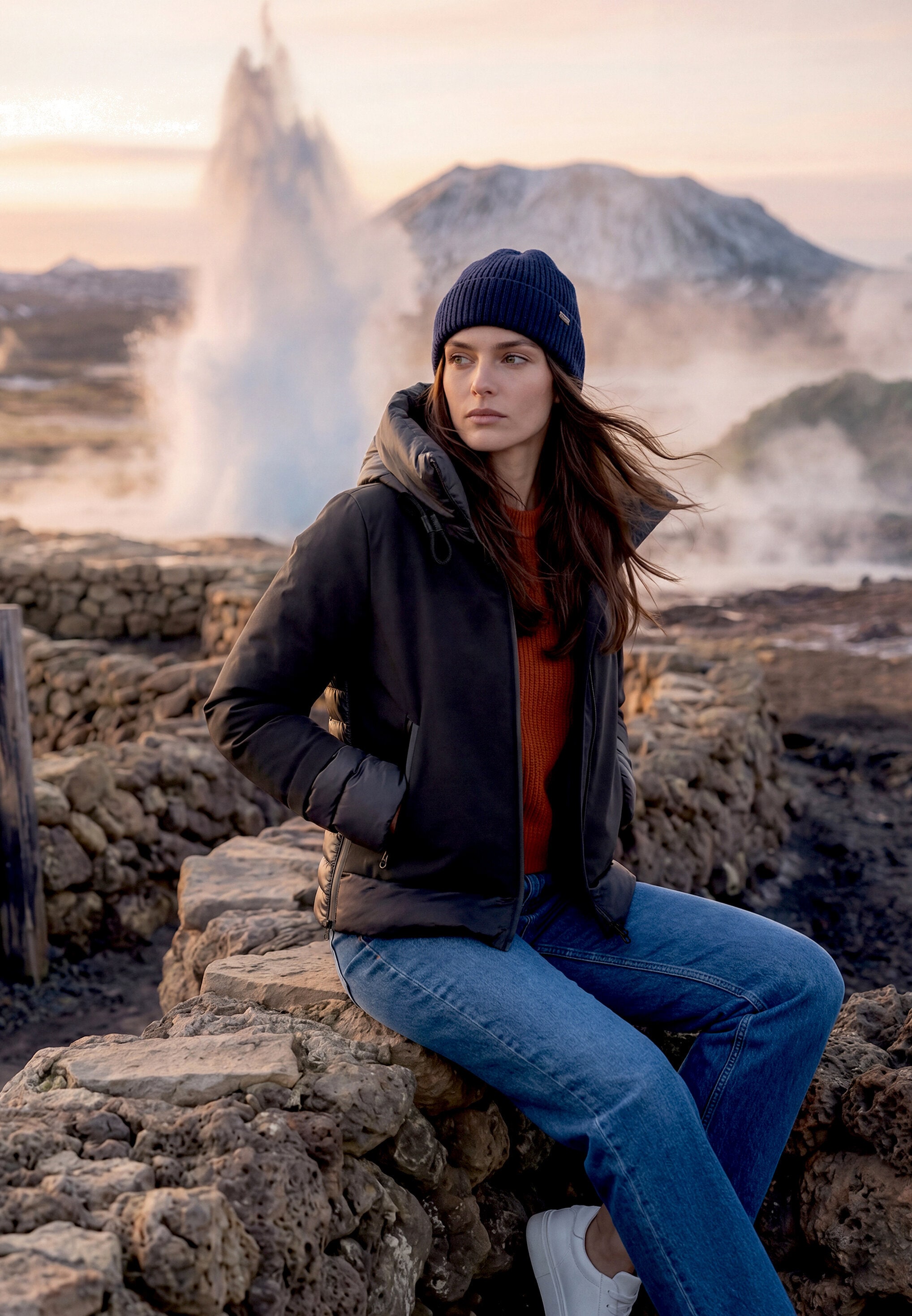 Gil Bret Steppjacke »Damen mit Kapuze« mit Kapuze