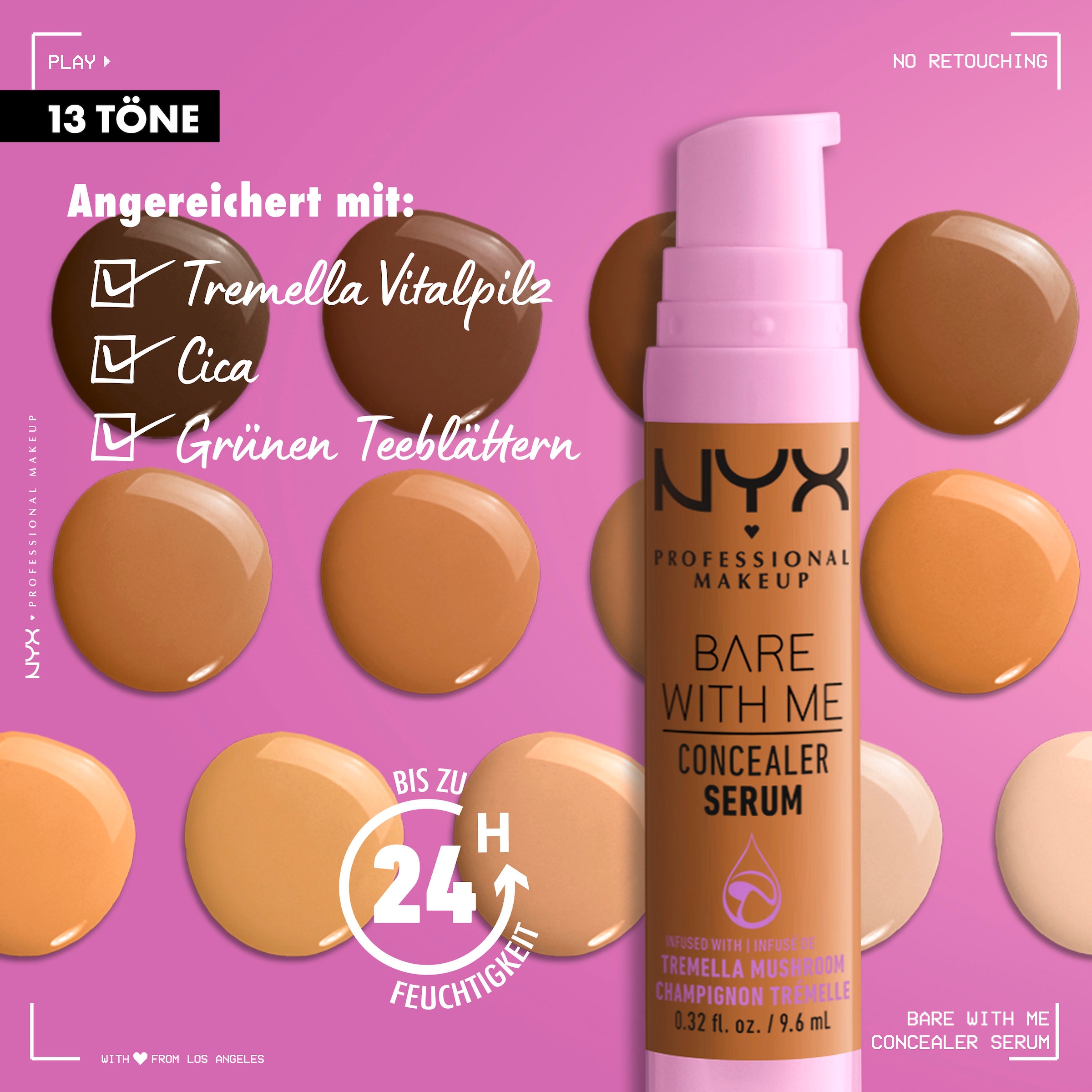 NYX Concealer »Bare With Me Concealer Serum«, mit hoher Deckkraft