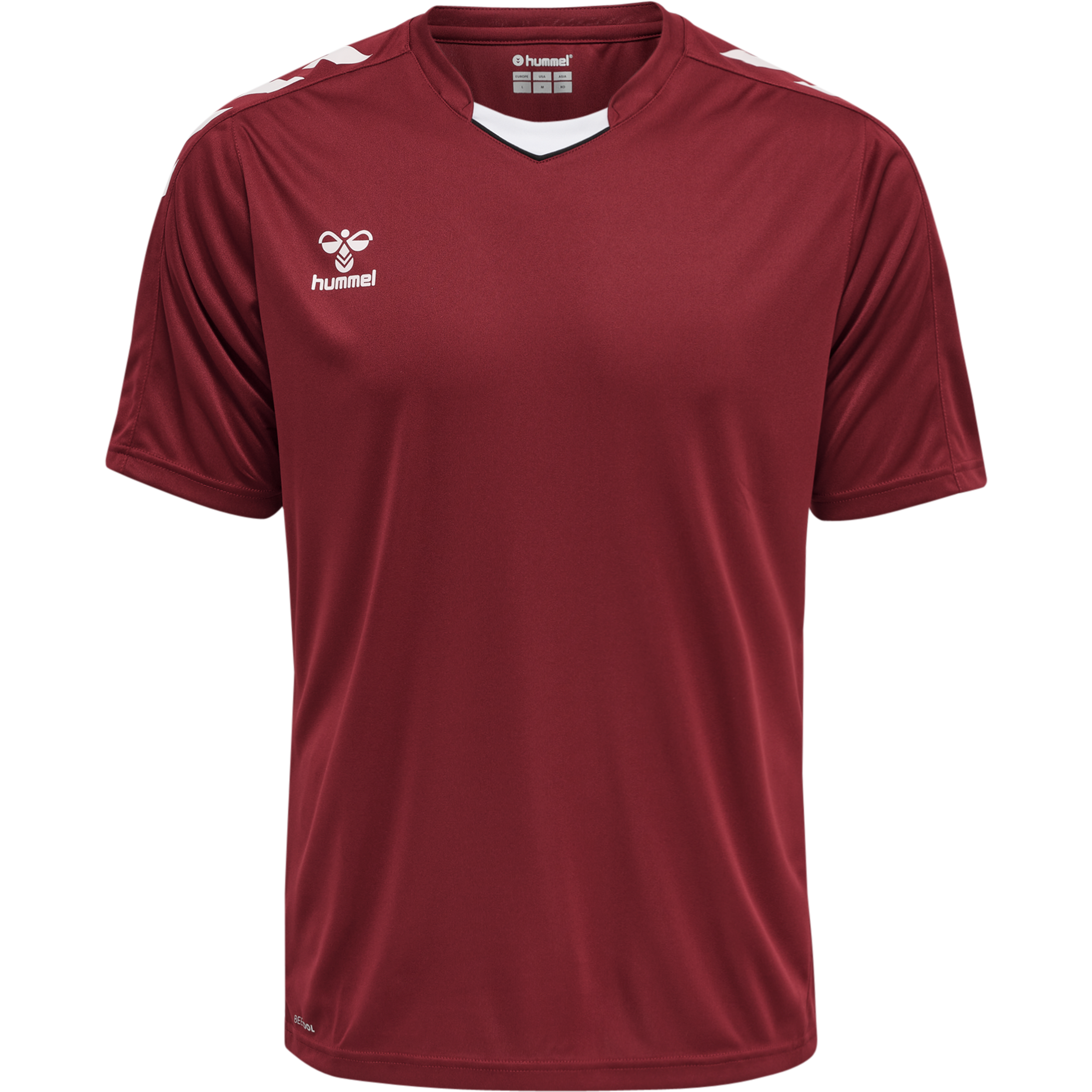 hummel Trainingsshirt "HMLCORE XK POLY JERSEY S/S" Kurzarm-Design, mit Rundhalsausschnitt, schnell trocknend