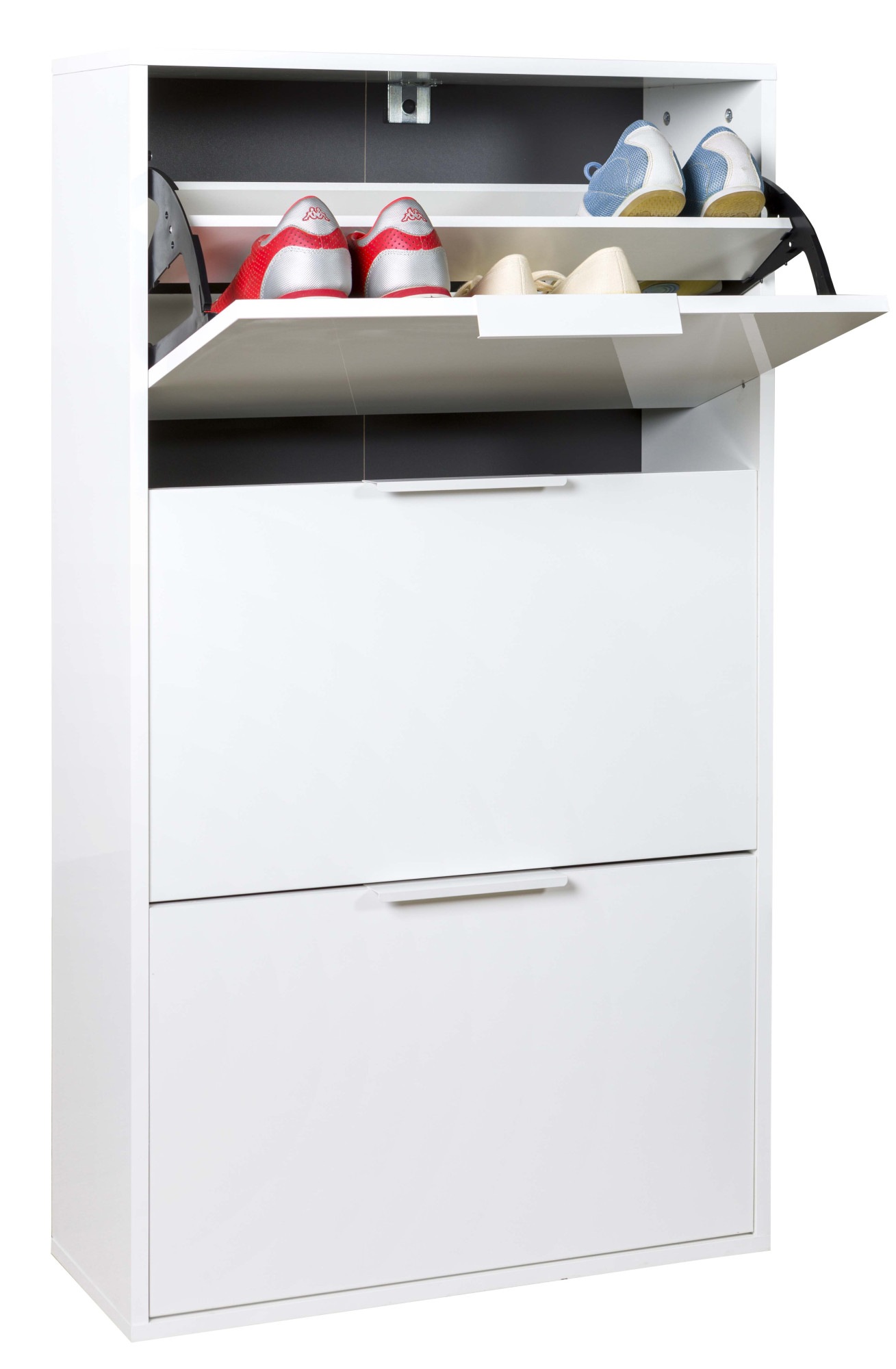 Composad Schuhschrank »Espresso,Schuhschrank, Schuhkipper, mit Klappen«, (1 St.), mit 3 Klappen, Doppelschuhtrommel