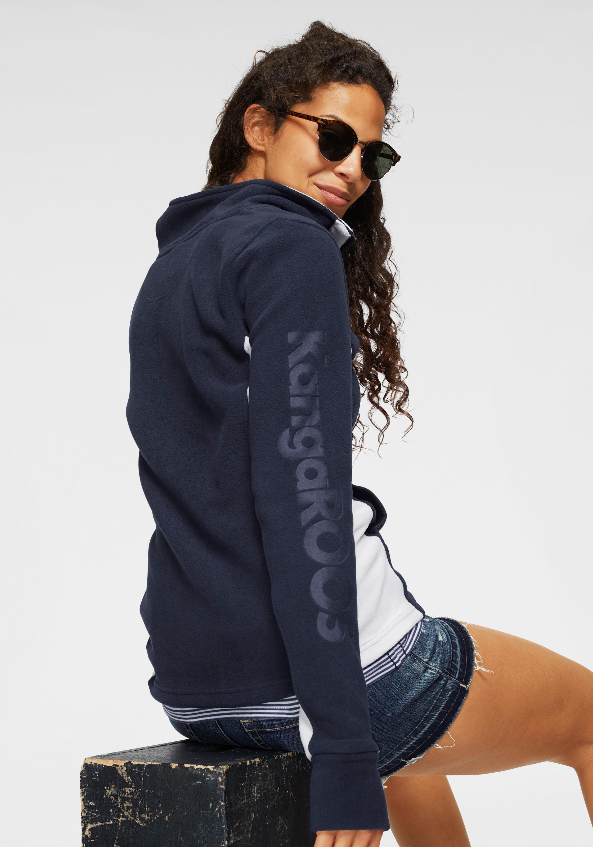 großem Sweatjacke mit BAUR | kaufen online Logo-Druck KangaROOS