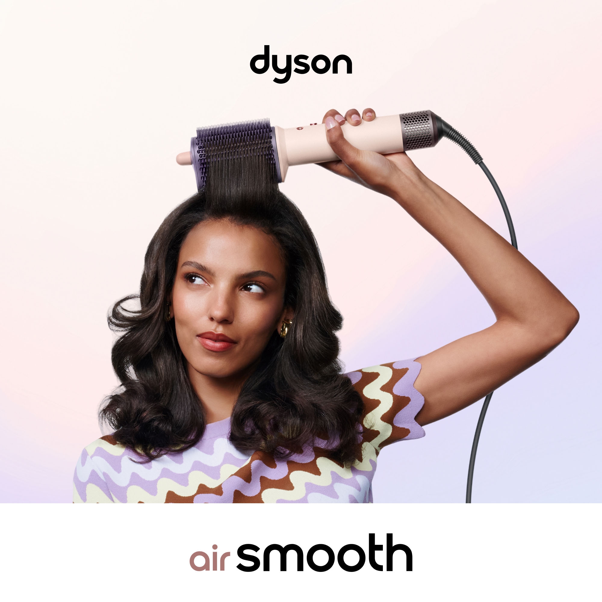 DYSON Warmluftbürste »Dyson AirsmoothTM Ceramic Pink&Roségold« Kontrolliertes Styling mit weniger Haarbruch