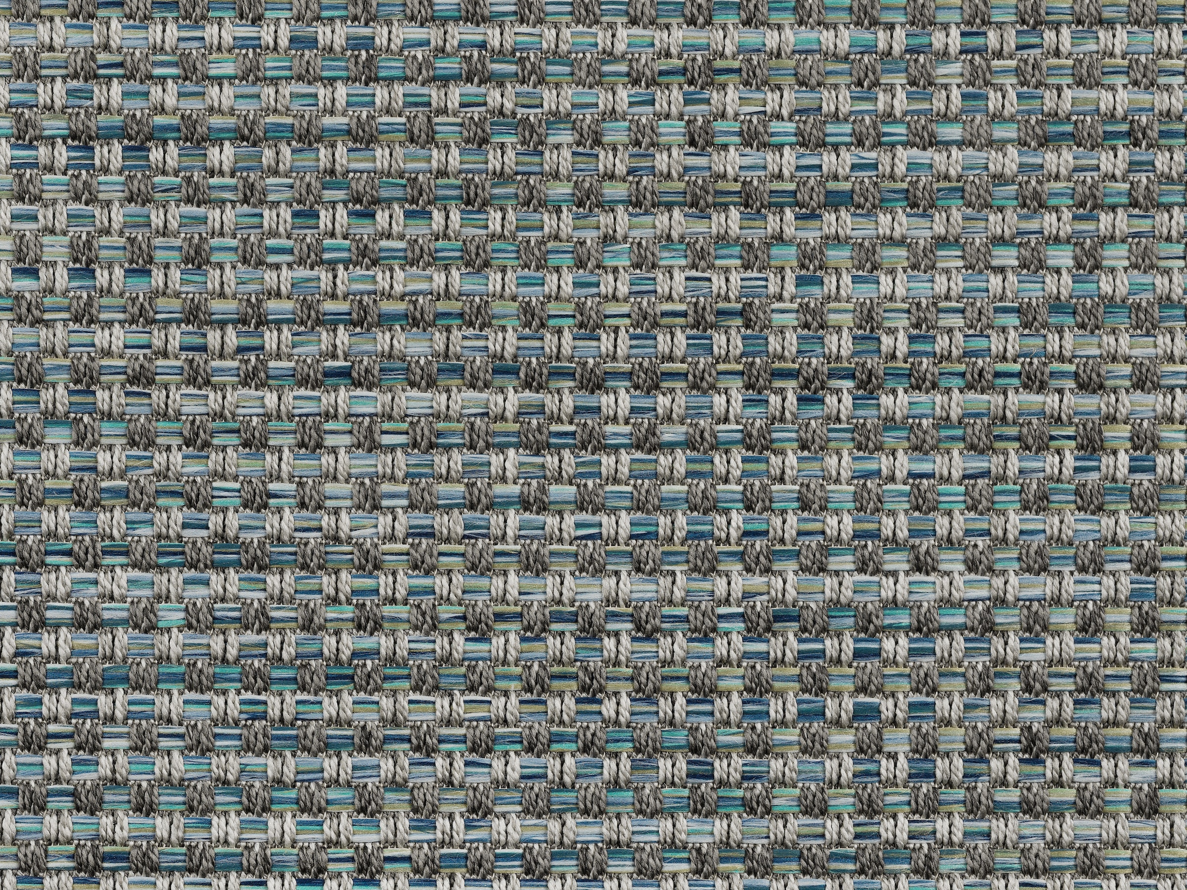 Dekowe Teppich »Joy Antigua« rechteckig 10 mm Höhe meliert, Weboptik, mit Bordüre, In- und Outdoor geeignet