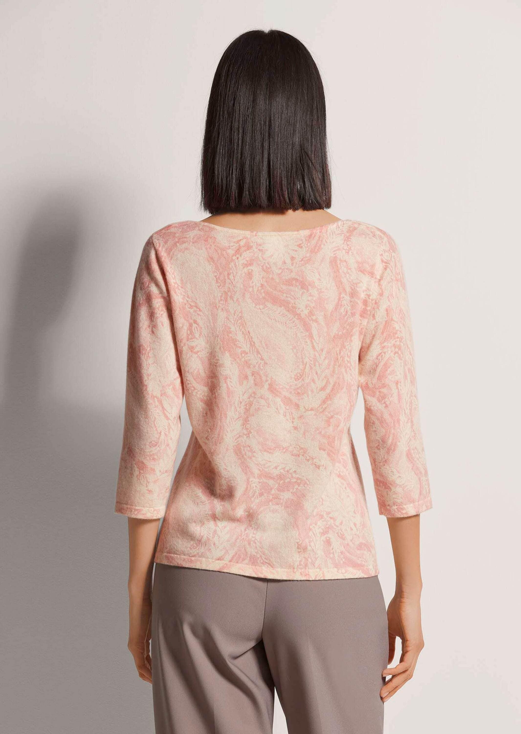 MADELEINE Longpullover »Pullover V-Pullover mit Kaschmir«