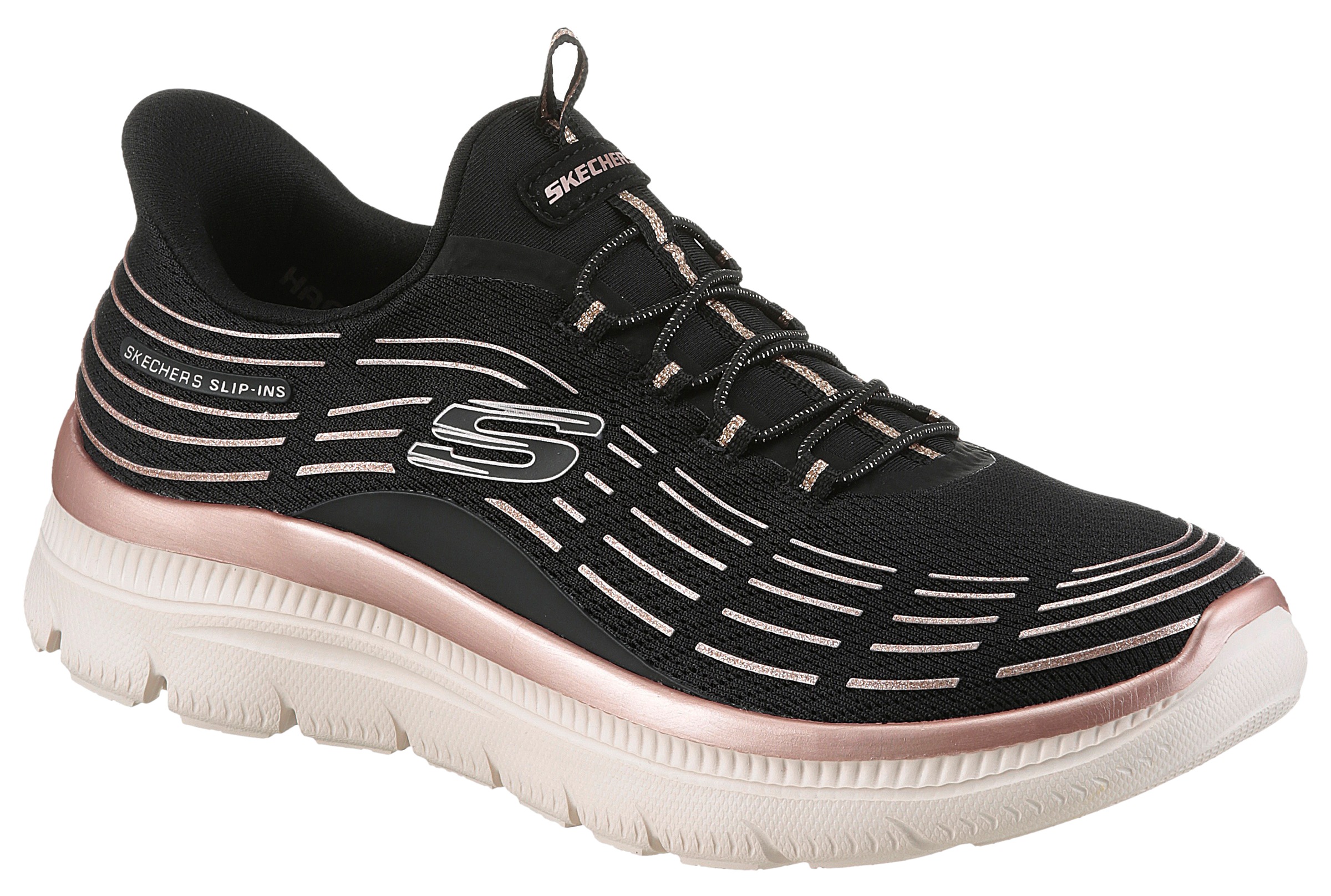 Skechers Slip-On Sneaker "SUMMITS PLUS-SOFT LUSTER", Freizeitschuh, Schlupf günstig online kaufen