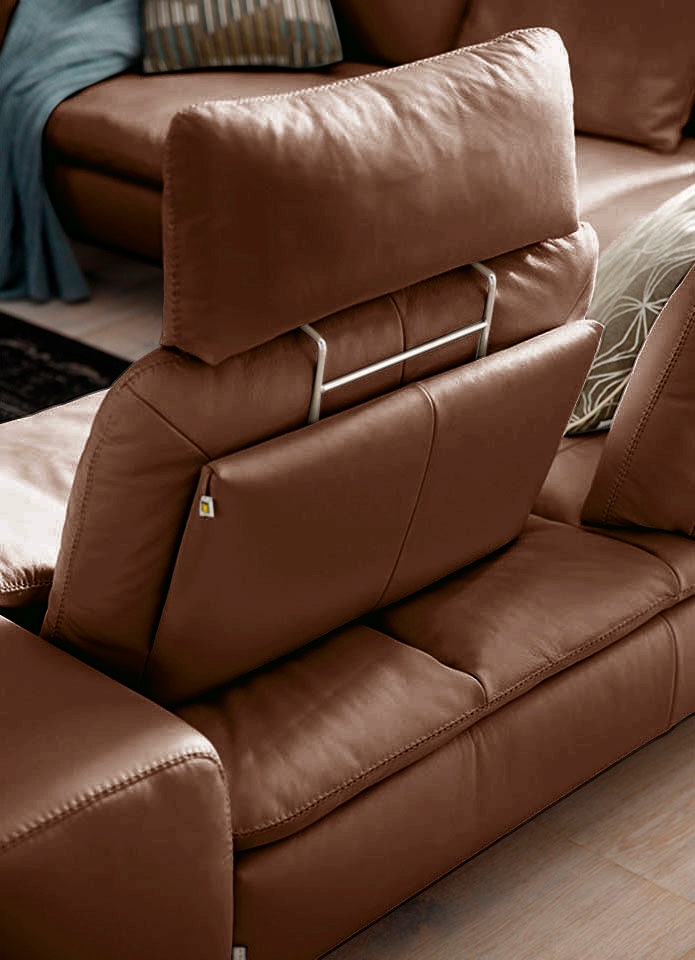 W.SCHILLIG Ecksofa »valentinoo, Designsofa, elegant und bequem, L-Form«, (Set), mit Sitztiefenverstellung, Breite 318 cm