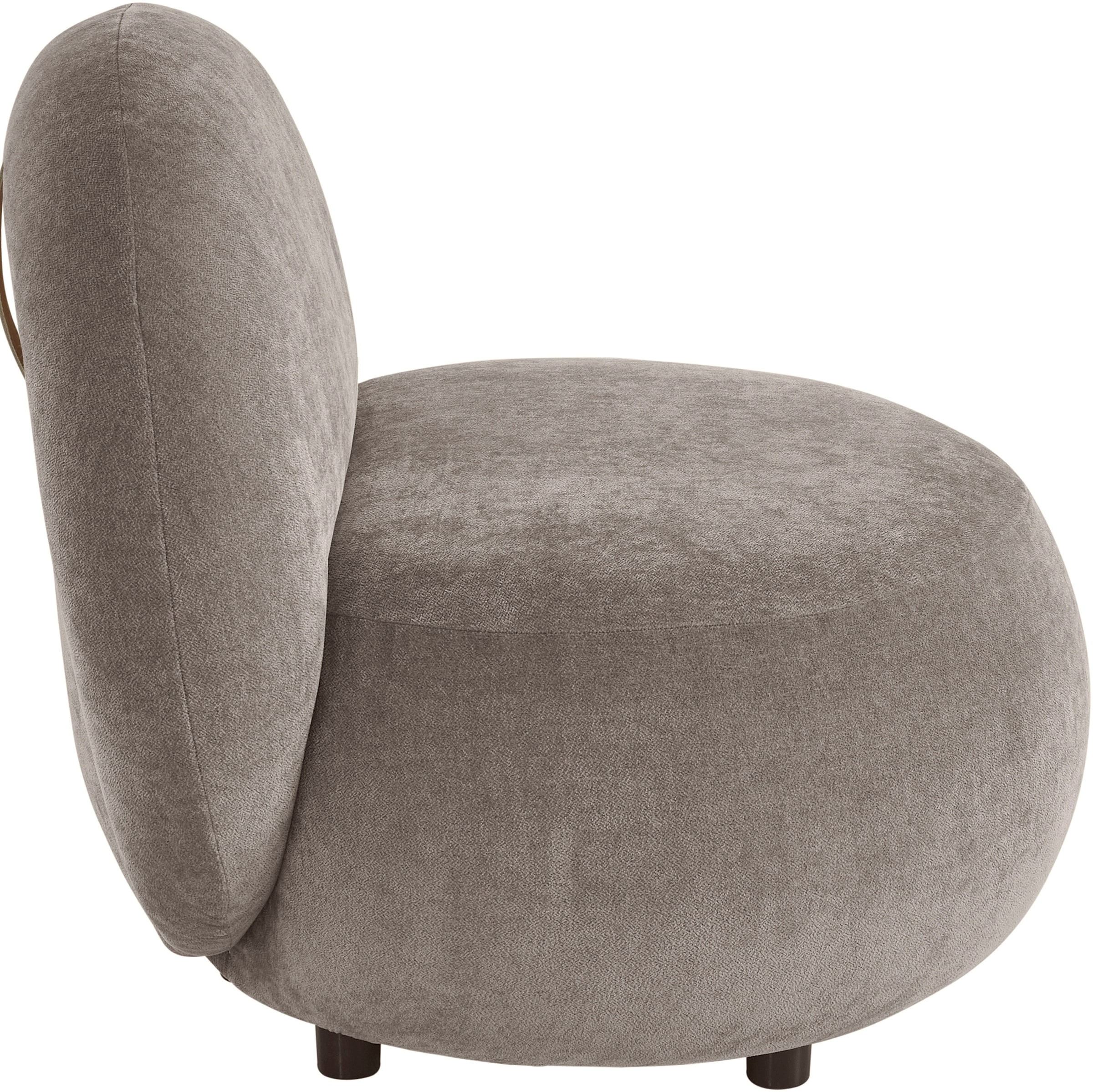 s.Oliver Sessel », moderner Designsessel mit Lederriemen, handgefertigt, softes Design« hochwertig, zum Wohlfühlen in Luxus-Microfaser/Struktur oder in Bouclé