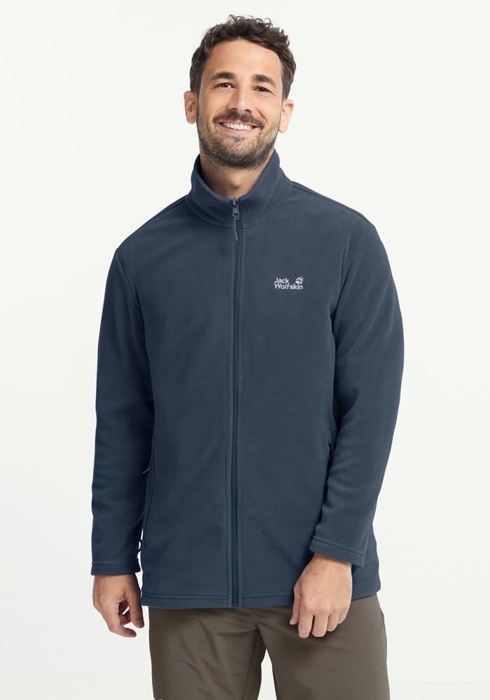 Jack Wolfskin Fleecejacke "TAUNUS 100 FZ M" mit Reißverschluss, winddicht, windabweisend