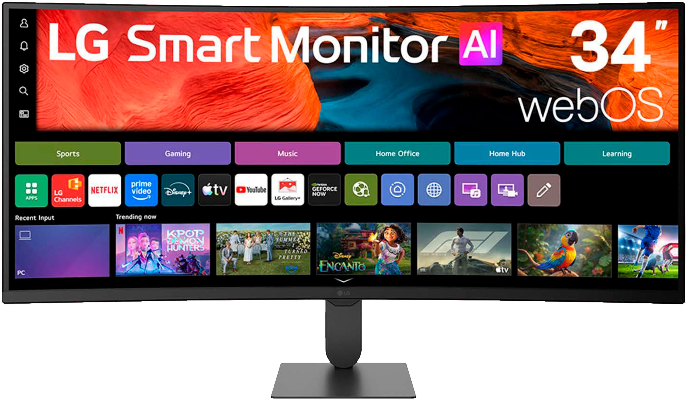 LG Smart Monitor »34U620SB« 86 cm/34 ″  3440 x 1440 px UWQHD 5 Reaktionszeit 144 Hz