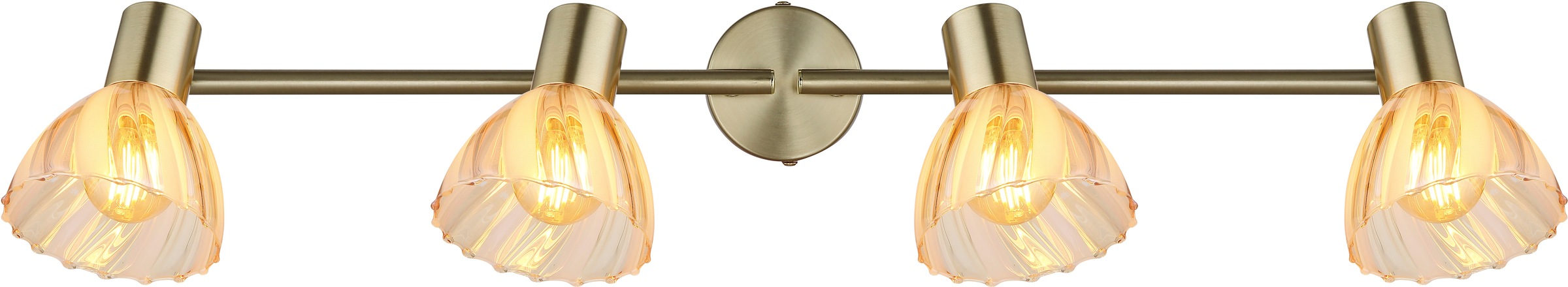 GLOBO LIGHTING Deckenspot »ZACHERY« E14 1 Stk. Strahler mit Chrom, Glas, schwenkbar