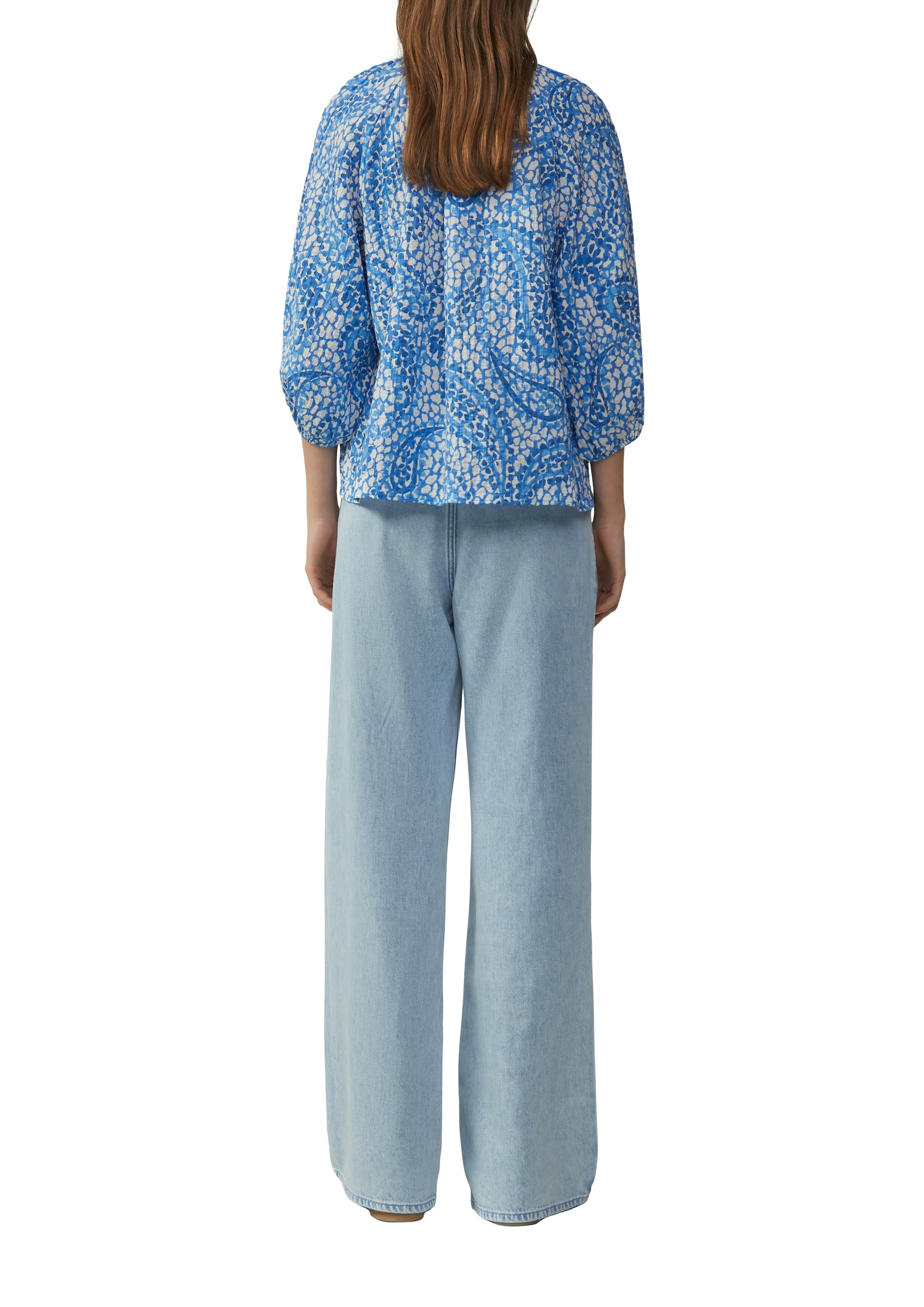s.Oliver Klassische Bluse, mit All-Over Print