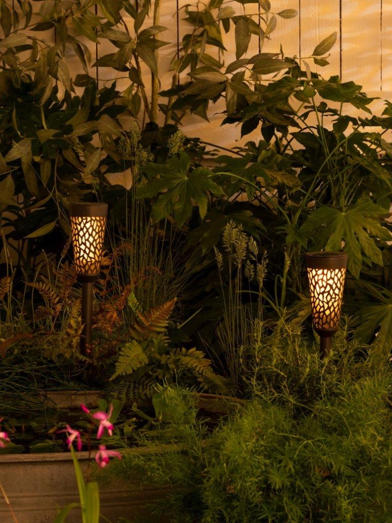LUXFORM Gartenleuchte »Luxform Solar Torch Swansea«, Leuchtmittel LED-Modul | LED fest integriert, LED-Gartenleuchte, Solarenergie, IP46