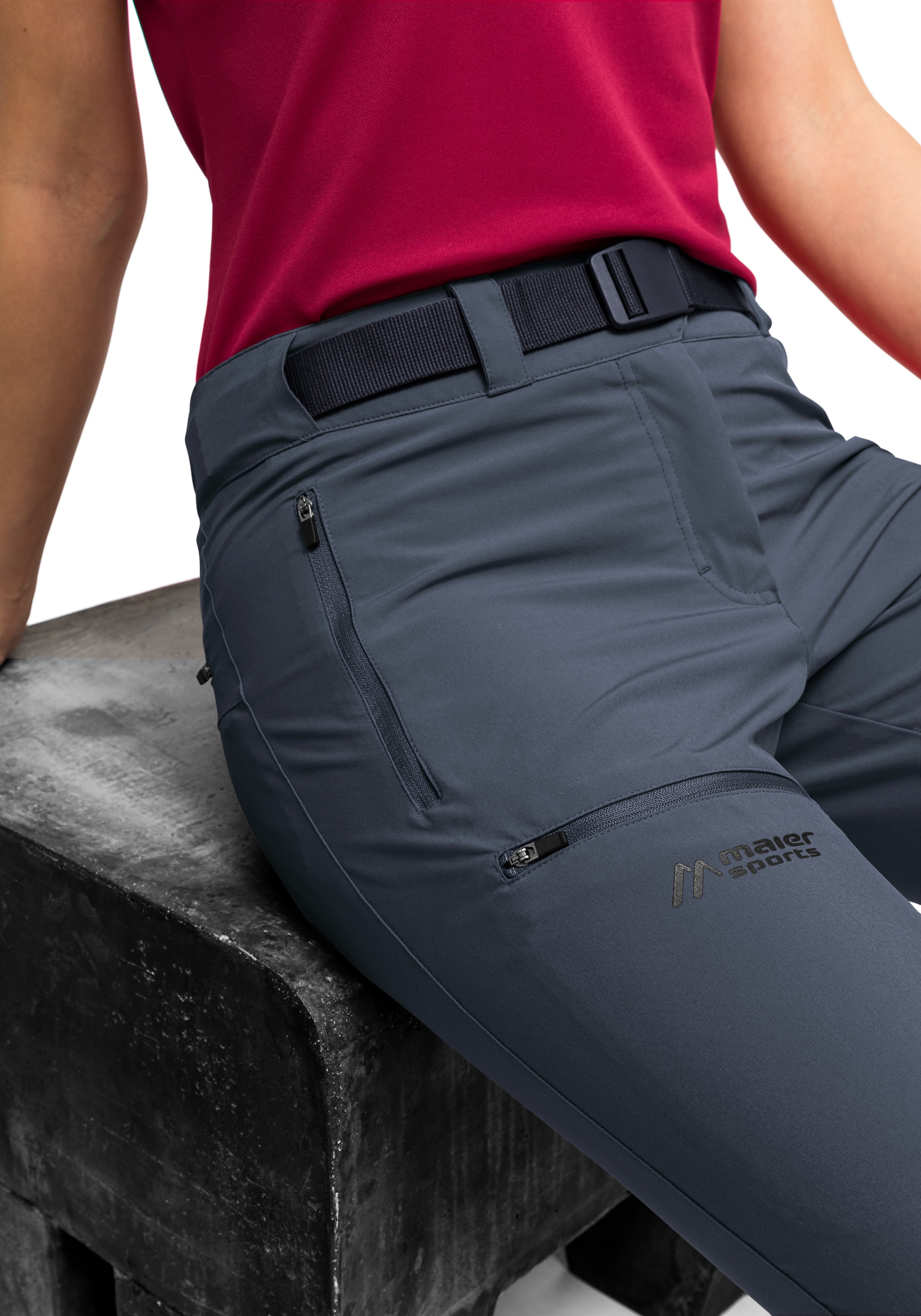 Thumbnail - Maier Sports Funktionsshorts "Latit Capri W" Nachhaltige Outdoor-Capri mit dryprotec Technologie