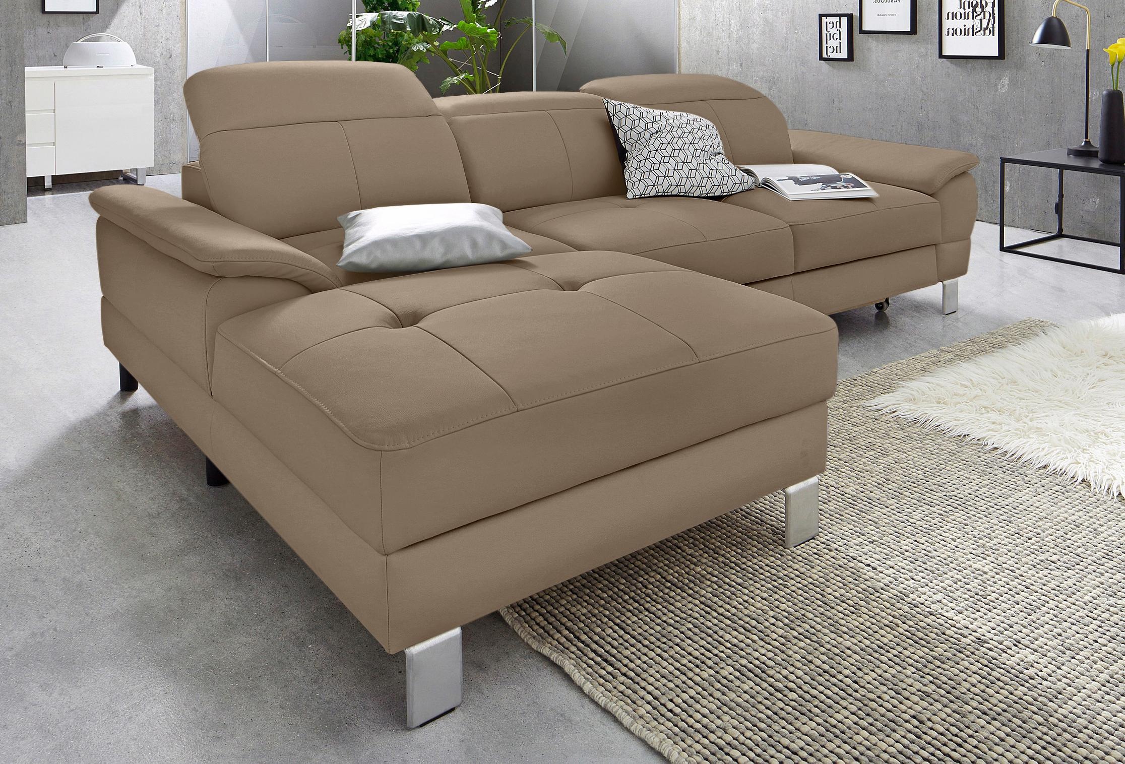 exxpo - sofa fashion Ecksofa "Mantua 2, inkl. Kopf- bzw. Rückenverstellung, günstig online kaufen