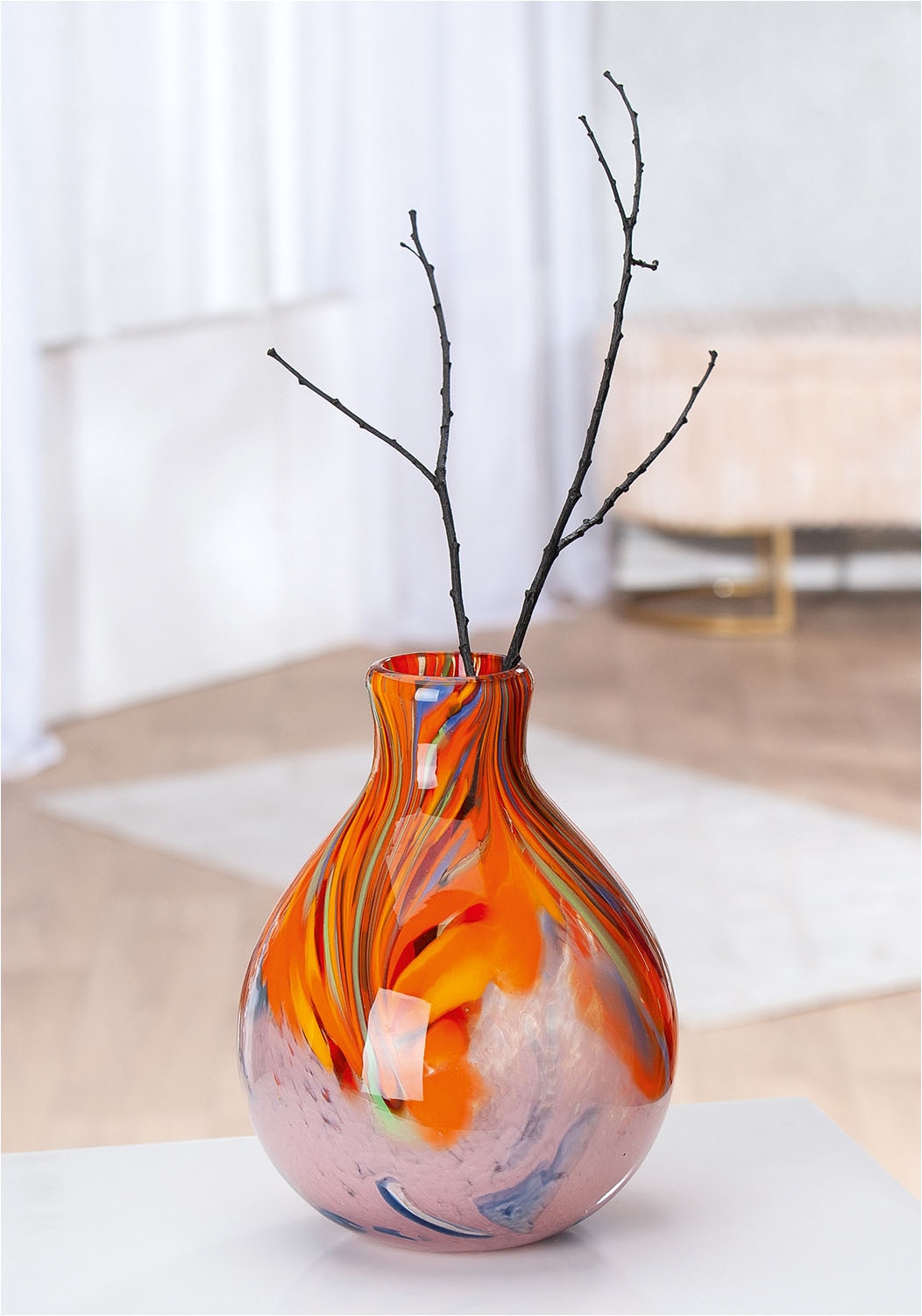 GILDE Tischvase »Vase Dream orange«