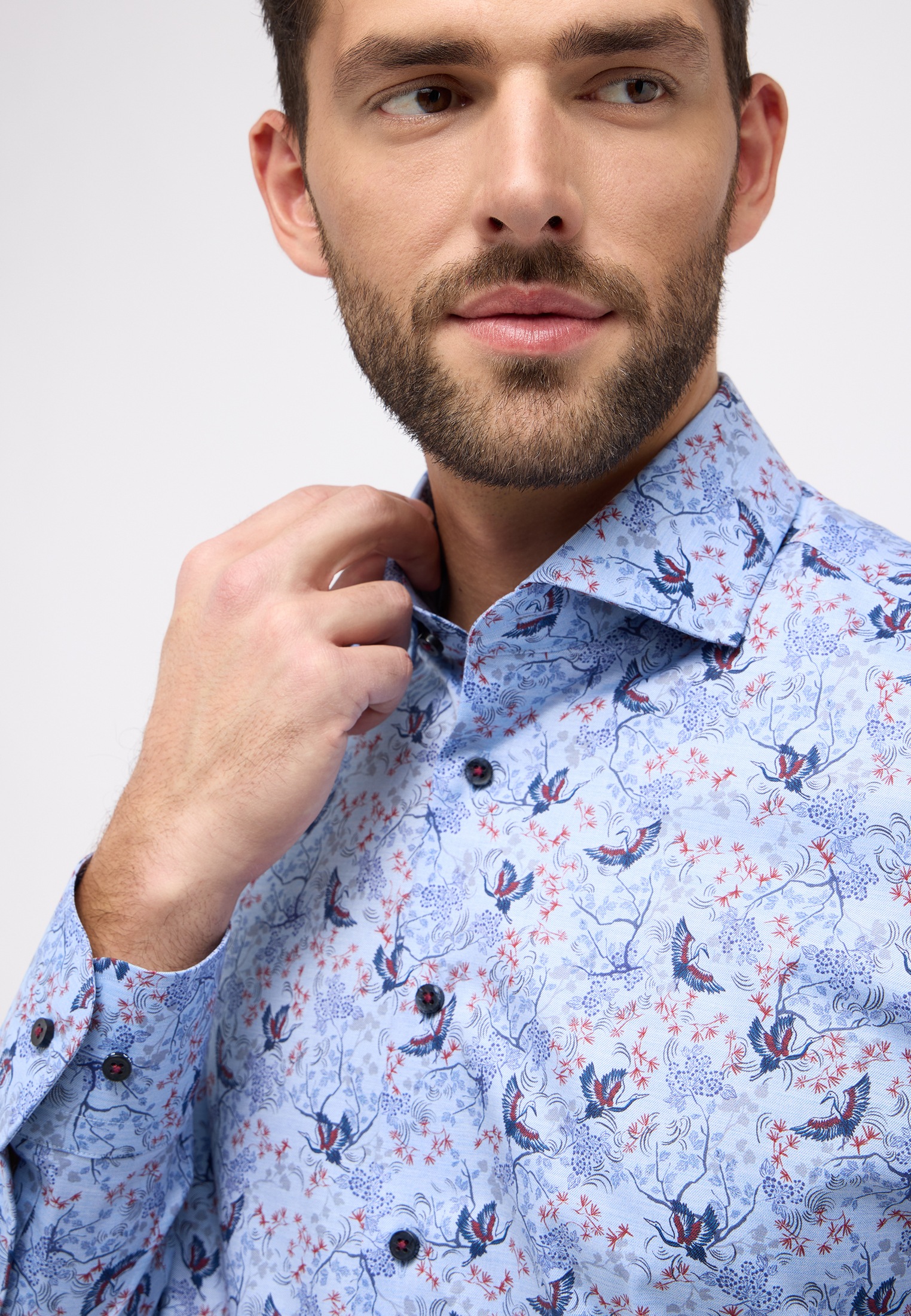 Thumbnail - Eterna Langarmhemd "MODERN FIT" NON IRON (bügelfrei)