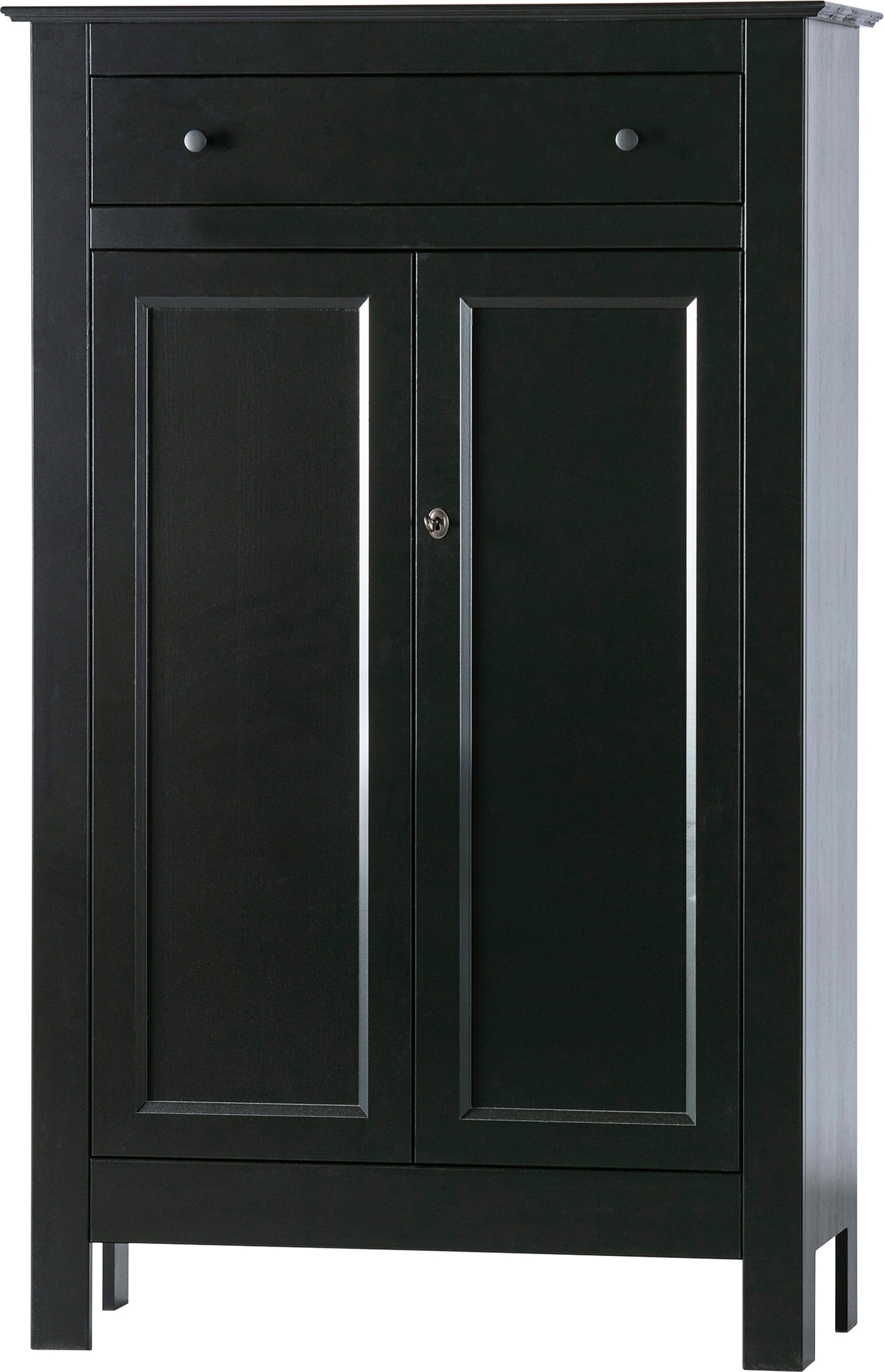 WOOOD Stauraumschrank "Eva", glatt geschliffene Kiefernholz, H 150 cm x B 9 günstig online kaufen