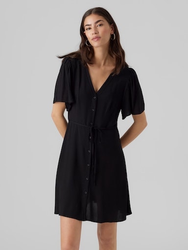 Vero Moda Minikleid "VMALBA SS SHORT DRESS WVN NOOS", Sommerkleid günstig online kaufen