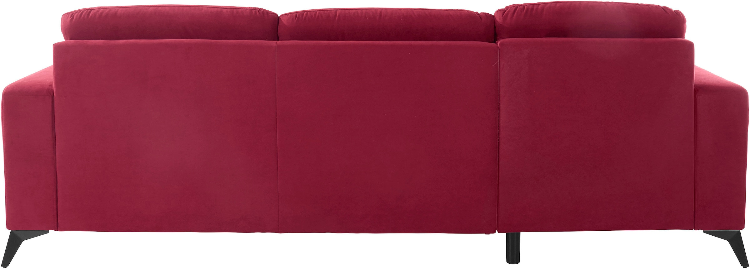 Home affaire Ecksofa »Lolland L-Form« Wahlweise mit Bettfunktion und Bettkasten, Federkern