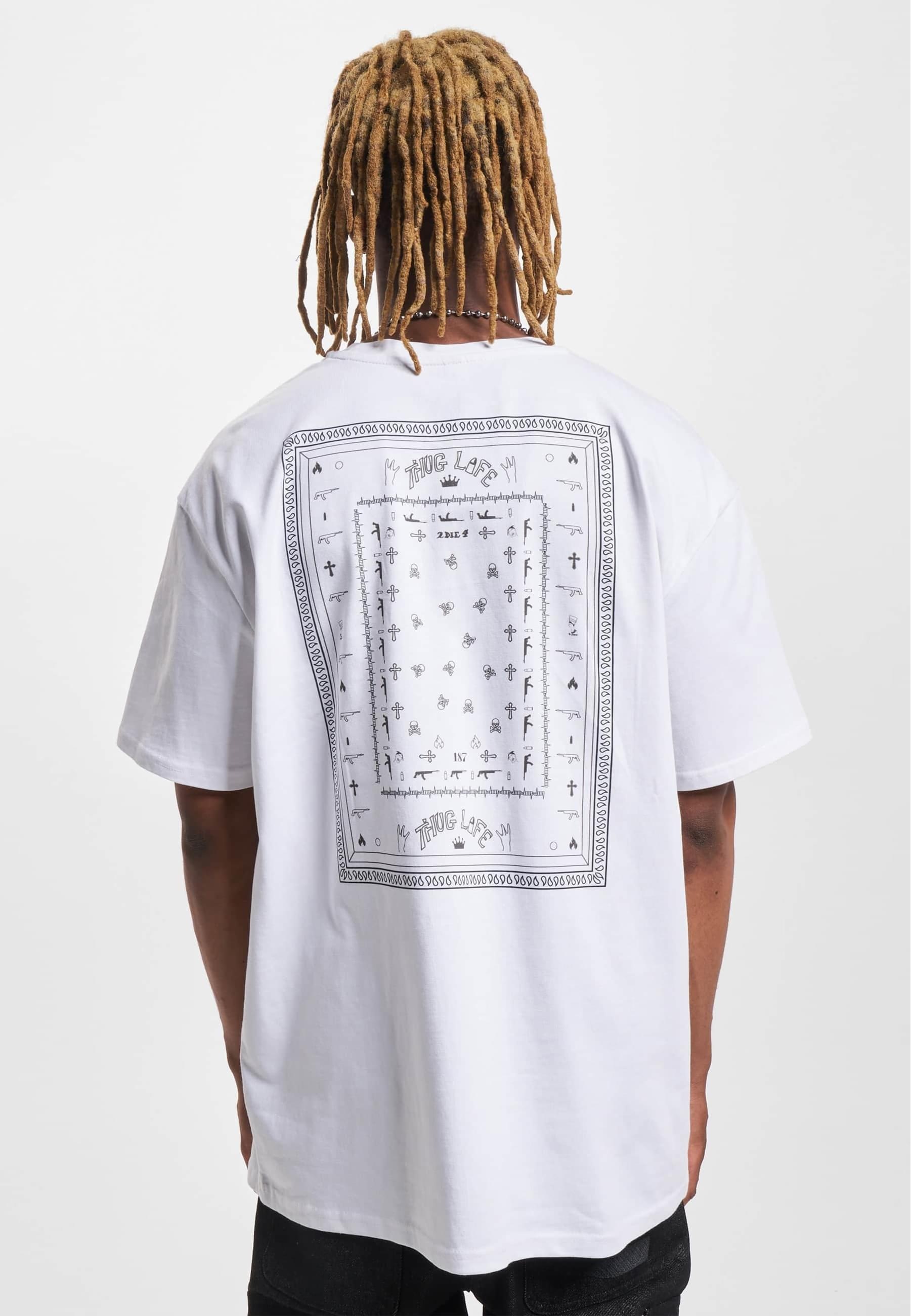 Thug Life T-Shirt »Thug Life Herren TLTS207M Bandana T-Shirt«, (1 tlg.)