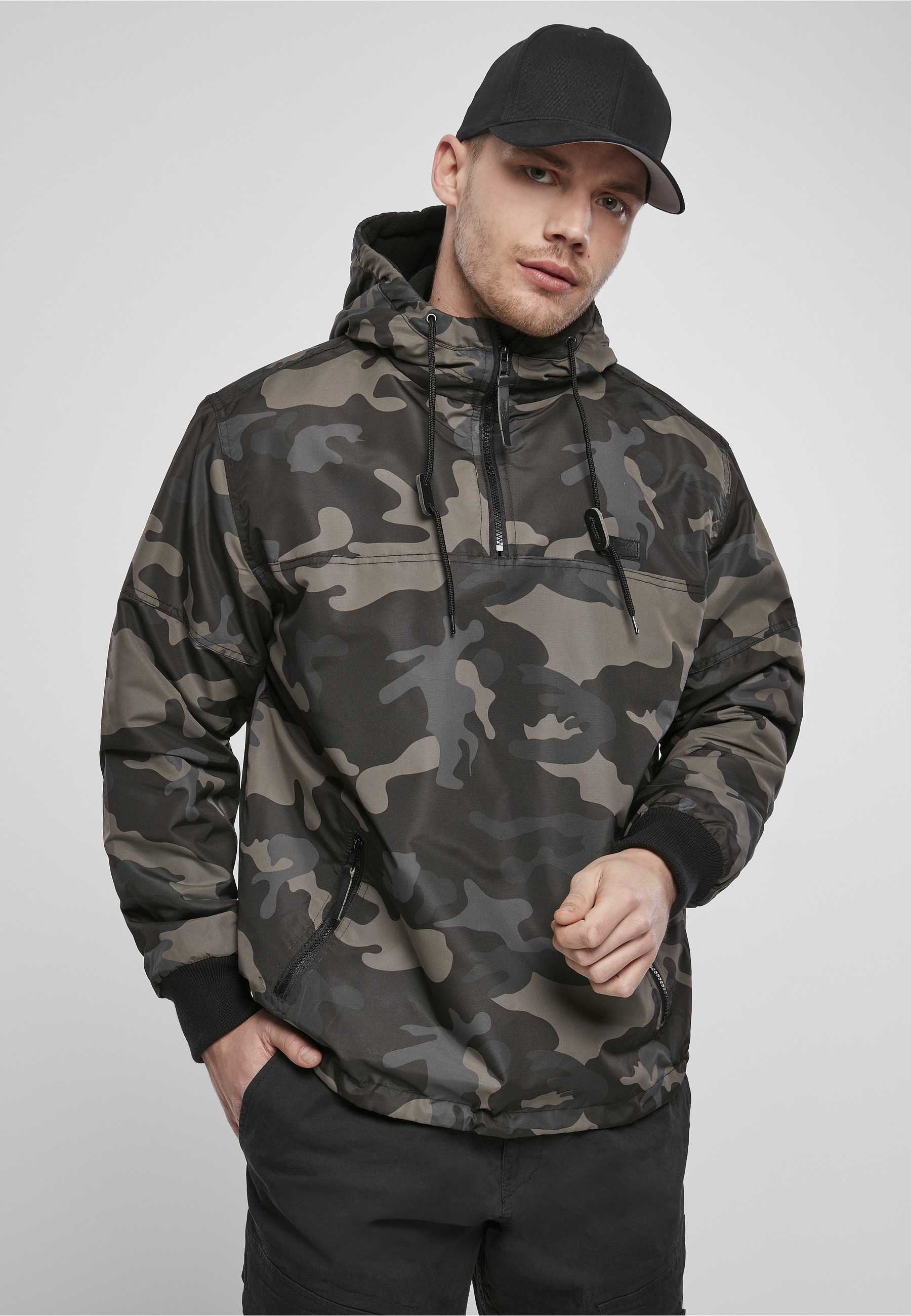 Brandit Anorak »Brandit Herren Pull Over Windbreaker« 1 Stk. tlg. mit Kapuze