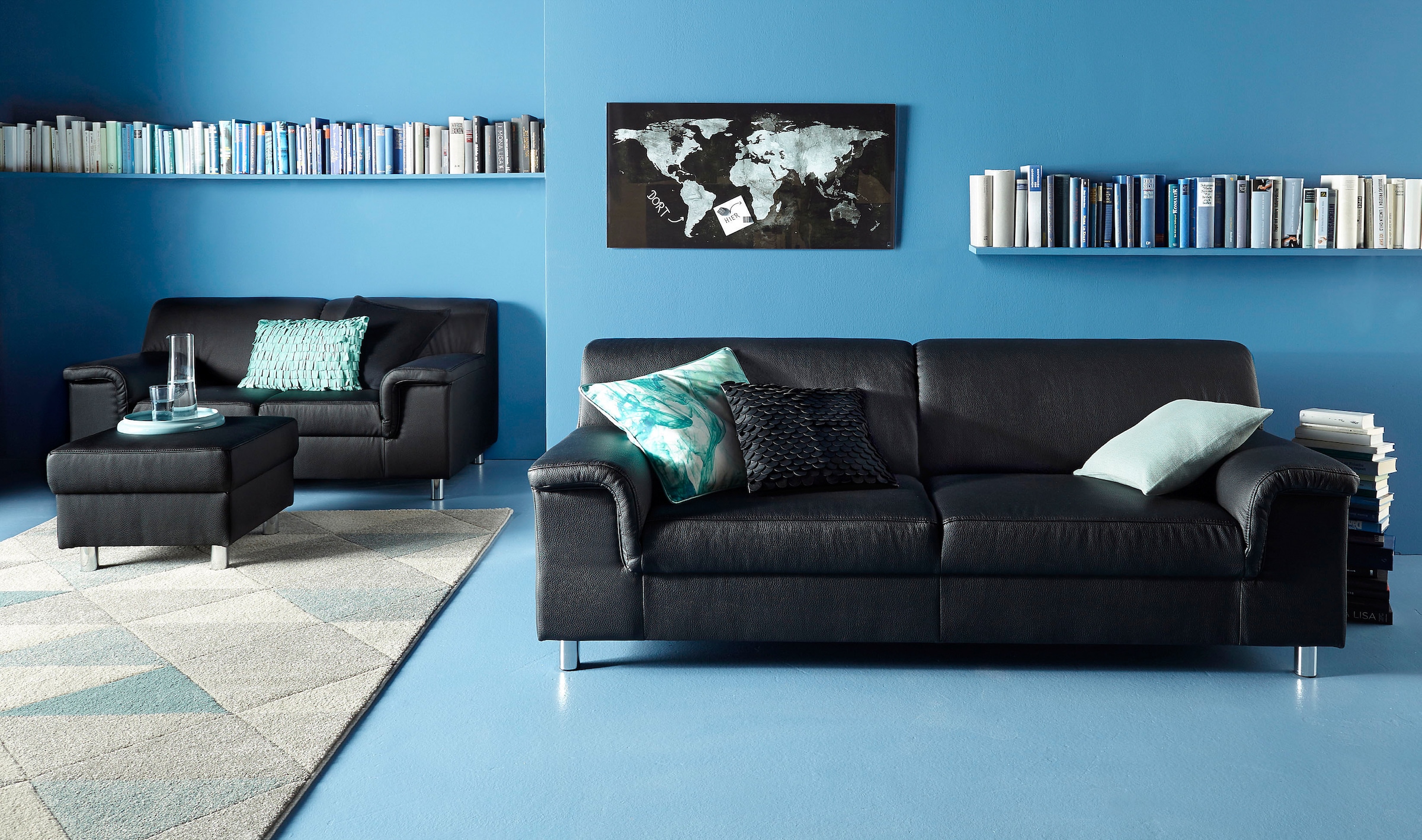 INOSIGN 2,5-Sitzer "Jamie zeitlos elegant, klares Design, komfortabel" günstig online kaufen