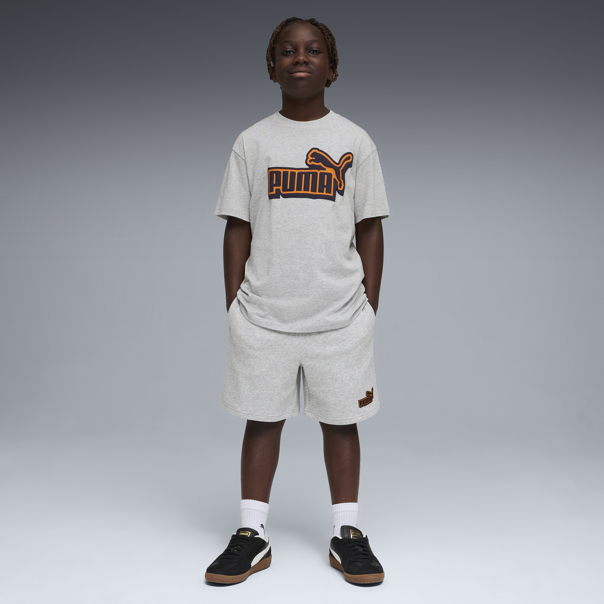 PUMA Sporthose »Essentials Logo Lab Relaxed Shorts Jungen«